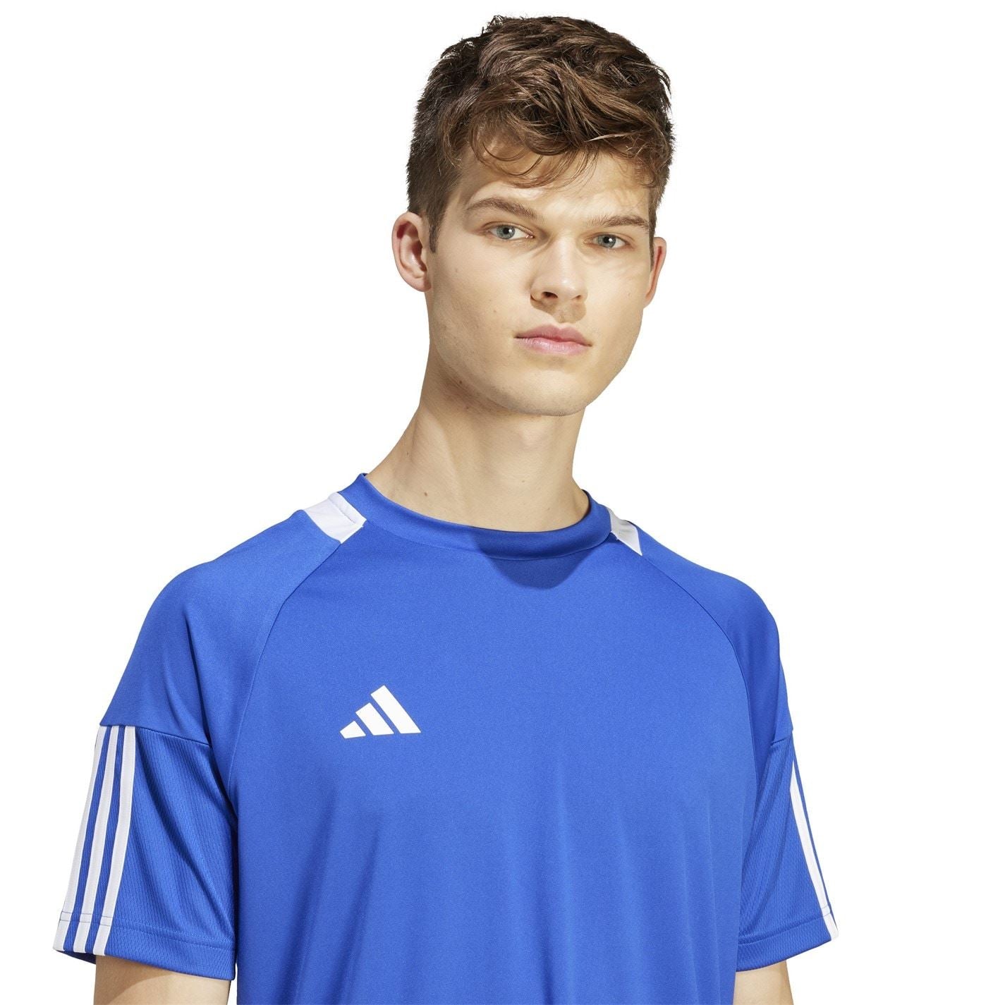 adidas Mens Classic 3 Stripe Sereno T-Shirt