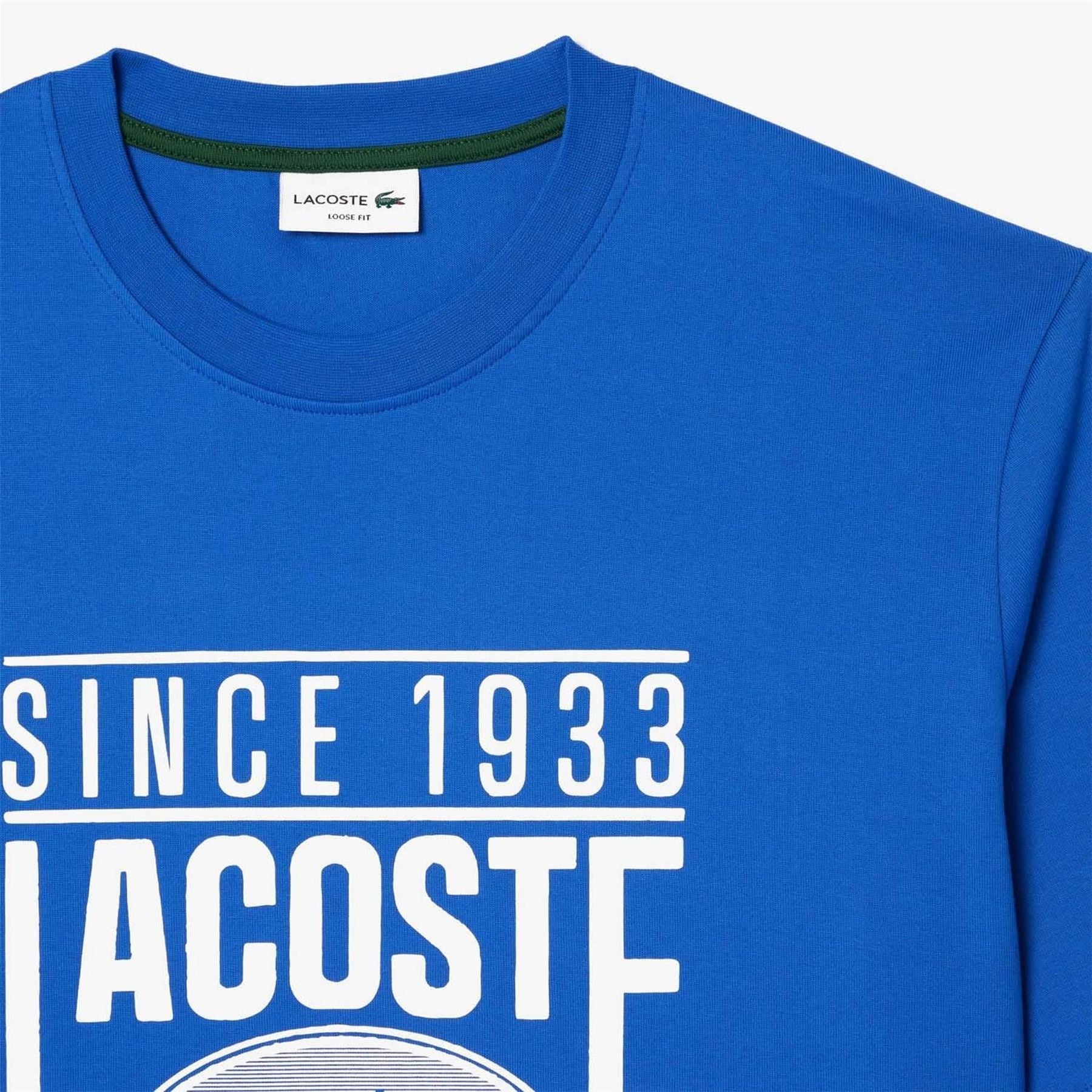 Lacoste Fit Heavy Cotton Printed T-Shirt