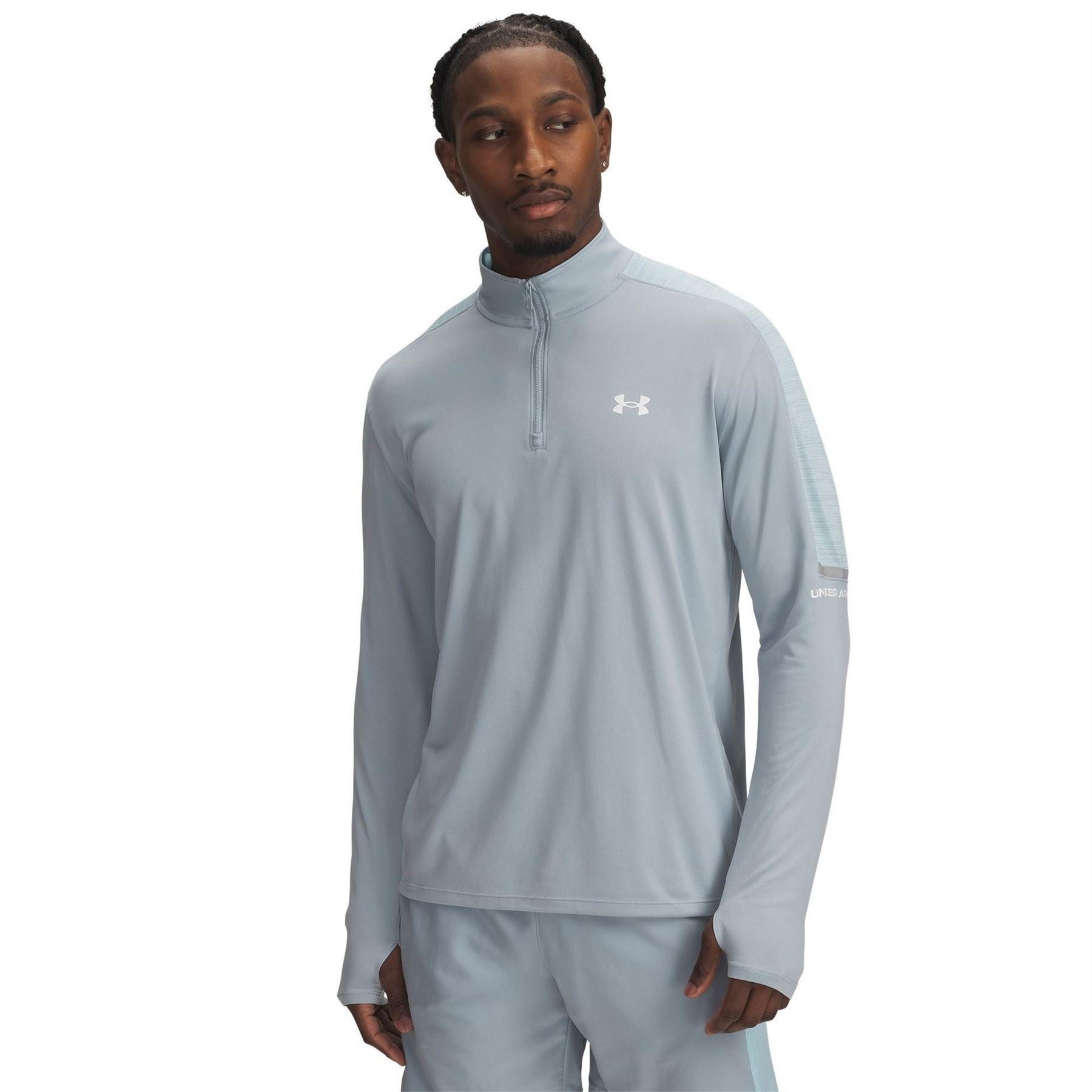 Under Armour Tech Zip Neck Long Sleeve Raglan Sweatshirt