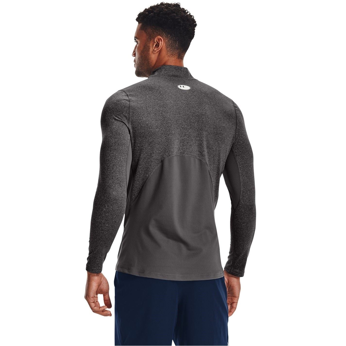 Under Armour Mens Armour Ua Cg Fitted Mock Baselayer Top
