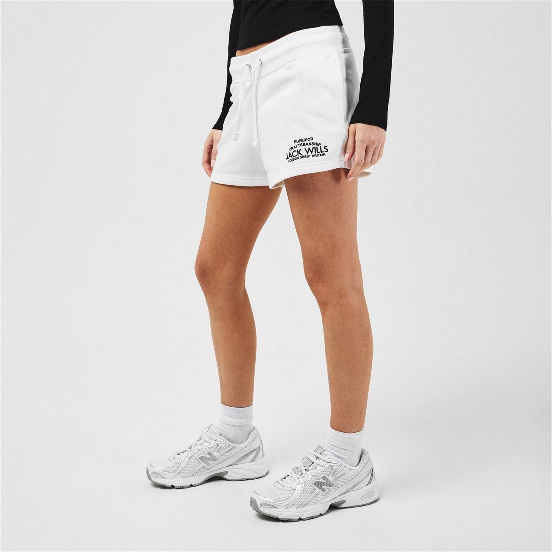 Jack Wills Bea Logo Sweat Shorts