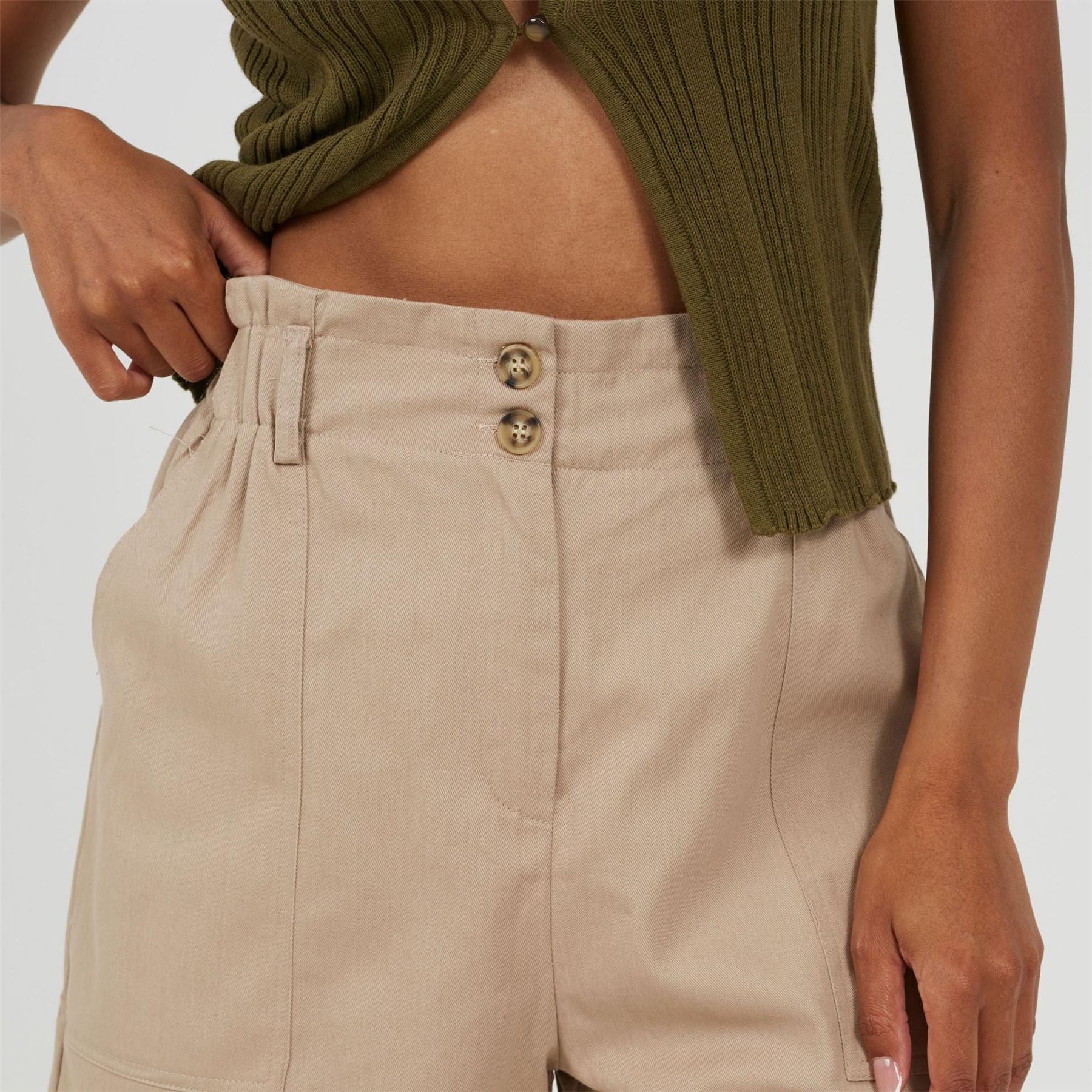 Brave Soul Woven Tracksuit Shorts