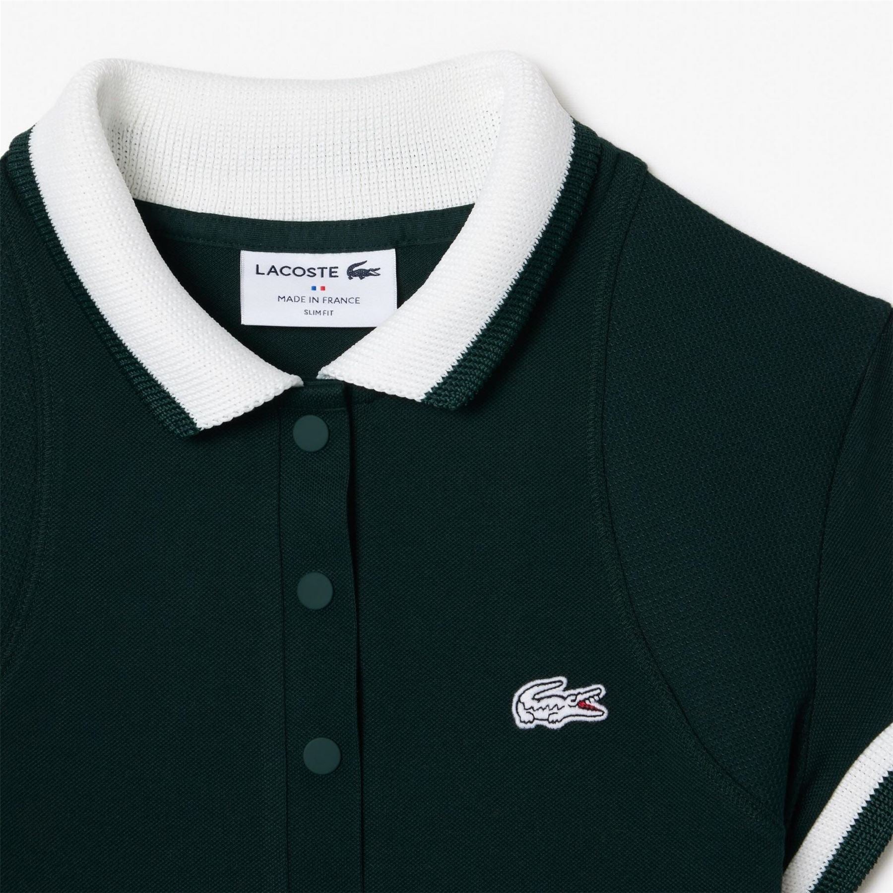 Lacoste Short Sleeved Ribbed Collar Sleeve Polo Shirt