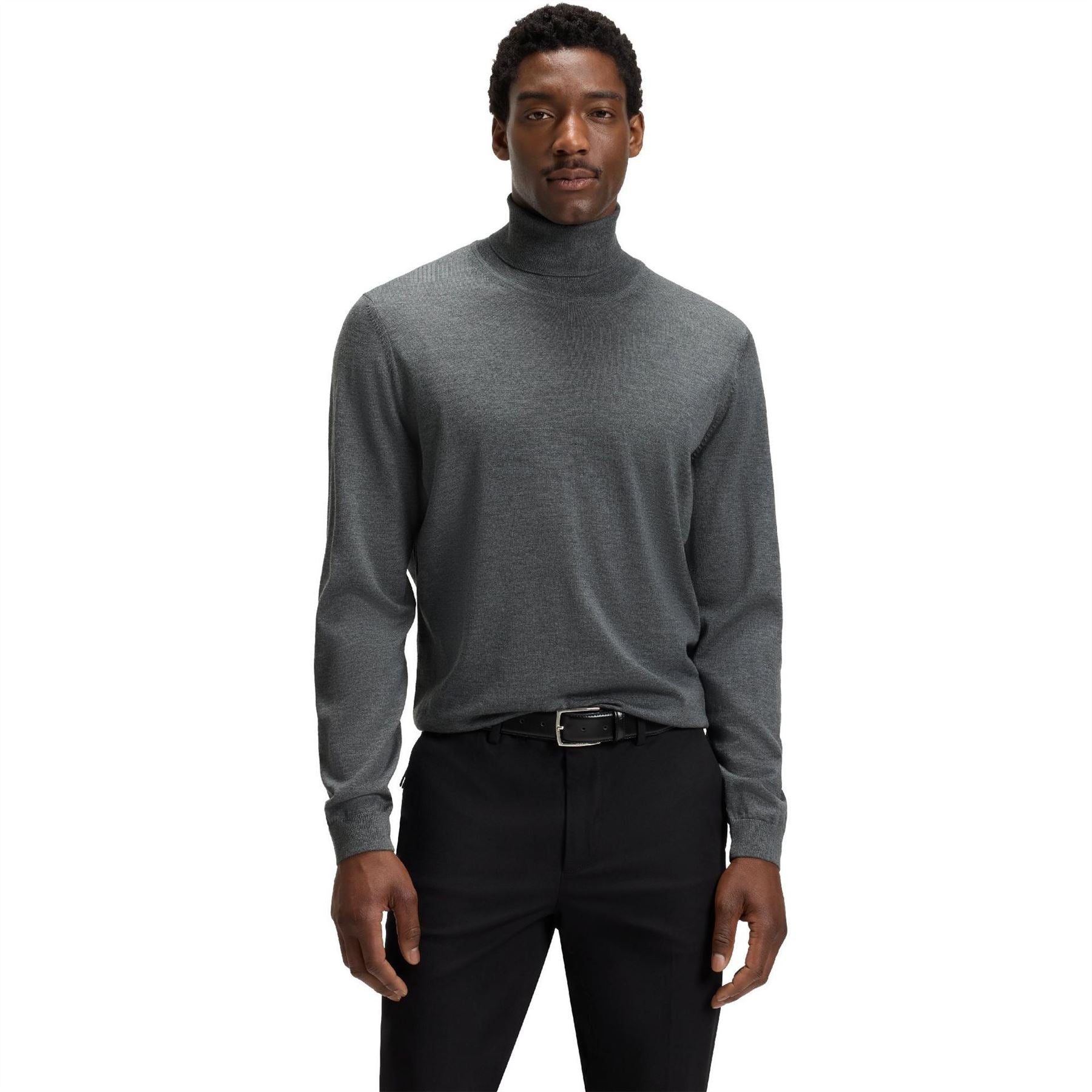 Boss Turtle Neck Long Sleeve Regular Fit Sweater