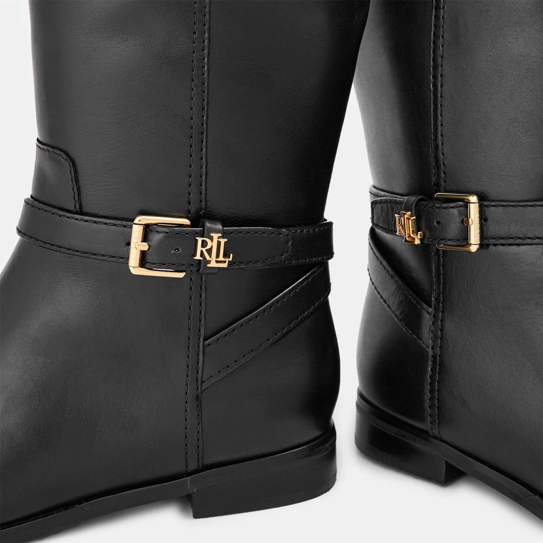 Lauren by Ralph Lauren Real Leather Brook Knee High Boots