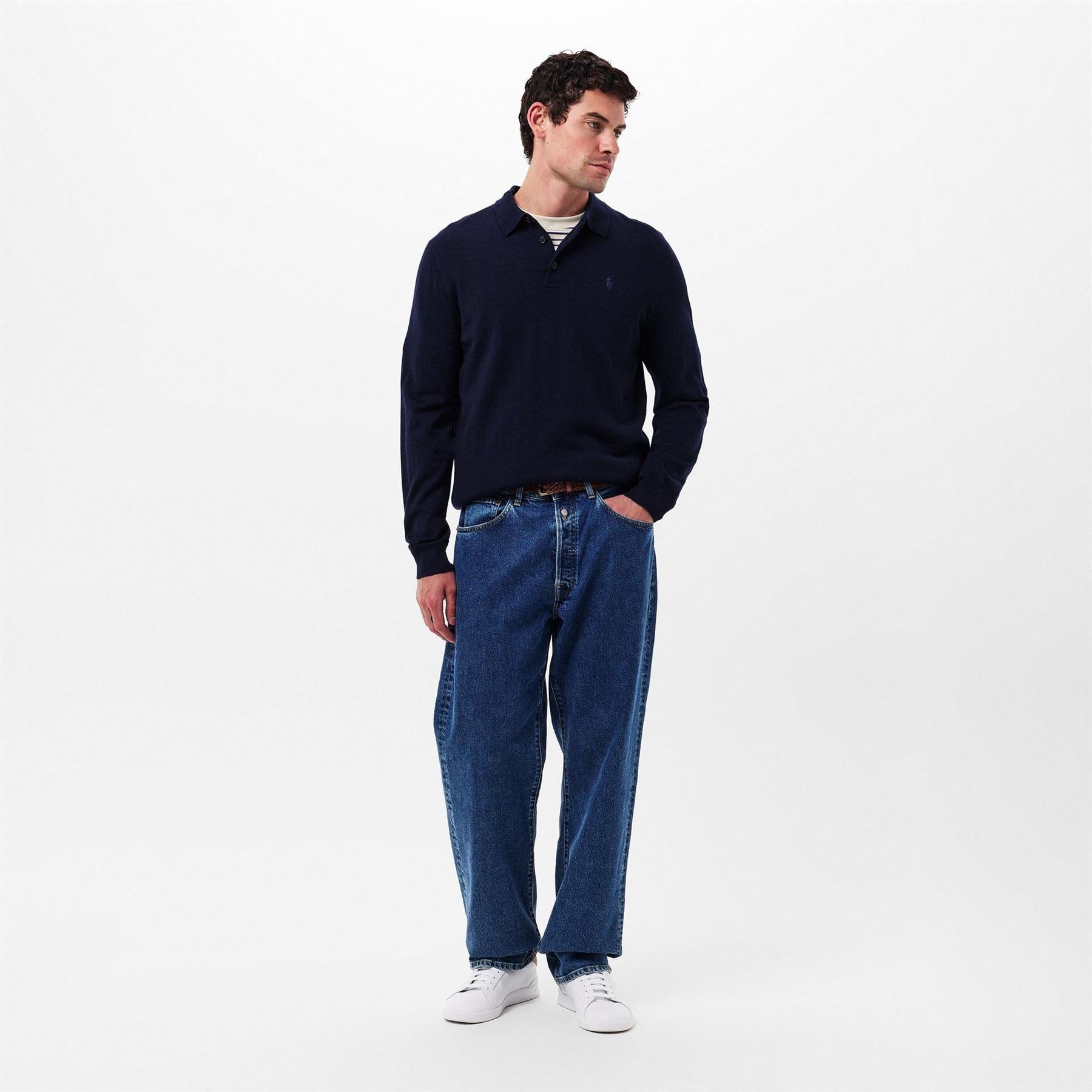 Polo Ralph Lauren Merino Collared Long Sleeve Sweater