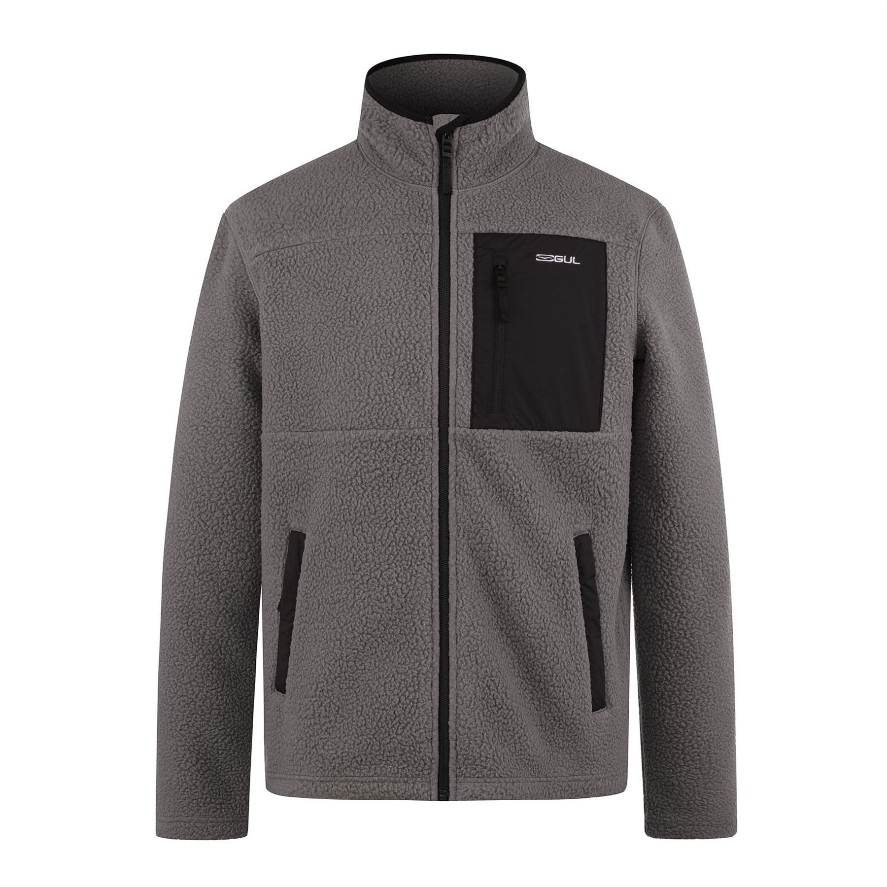 Gul Sherpa Long Sleeve Funnel Neck Zip Pocket Fleece