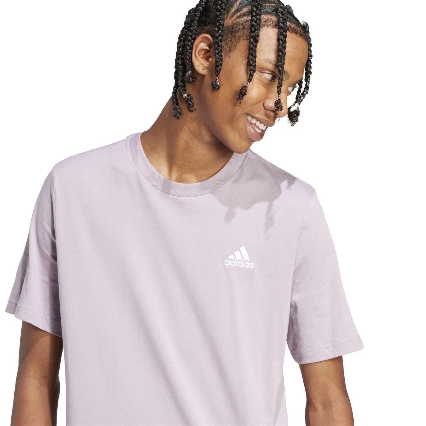 adidas Mens Essentials Single Jersey Logo T-Shirt