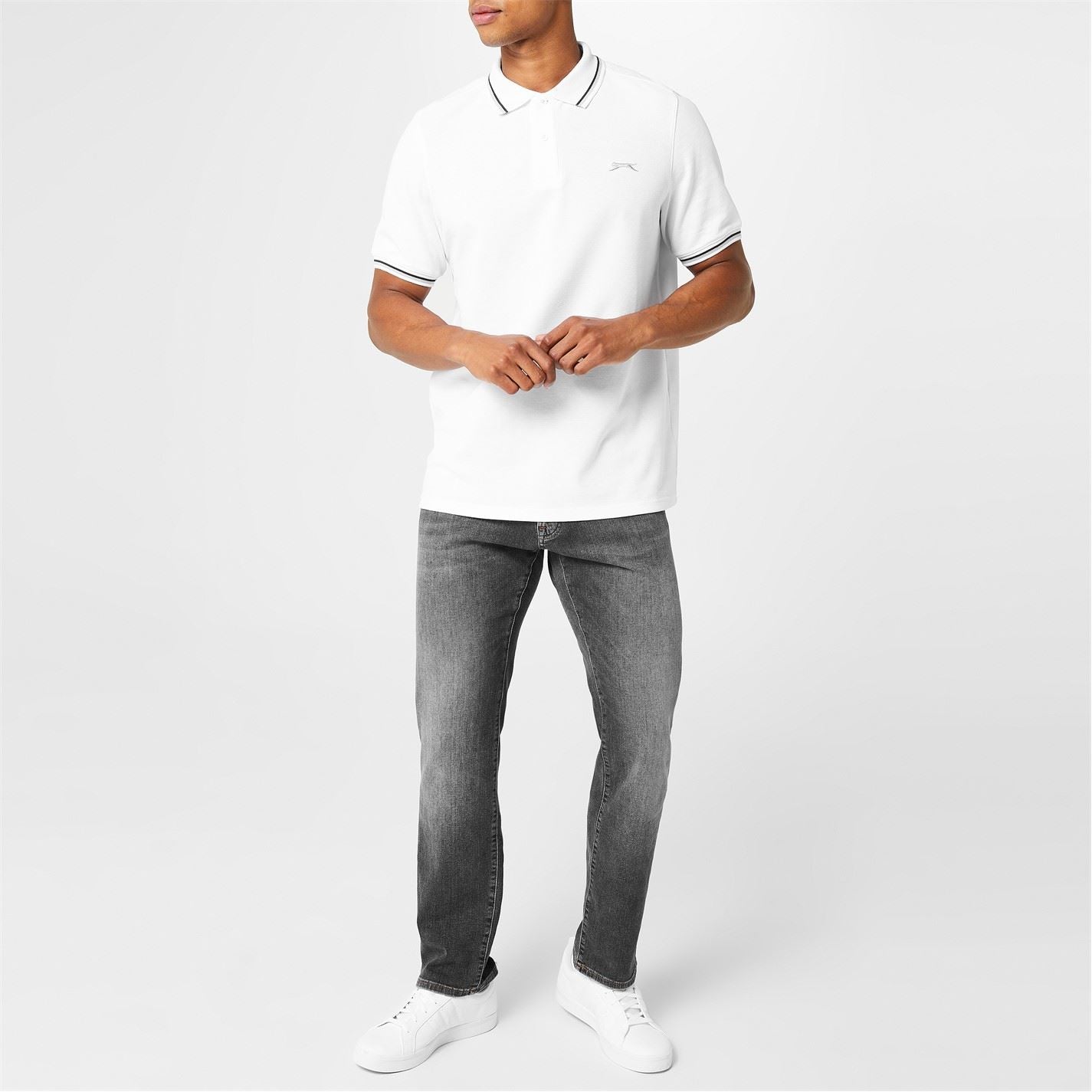 Slazenger Mens Tipped Polo Shirt