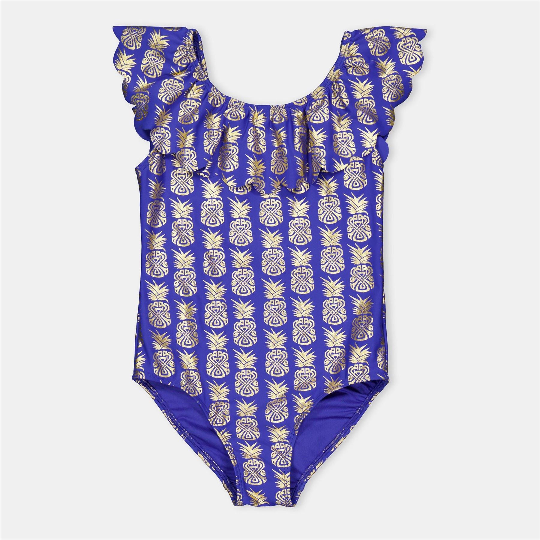 Biba Frill Geometric Patterned Swimsuit