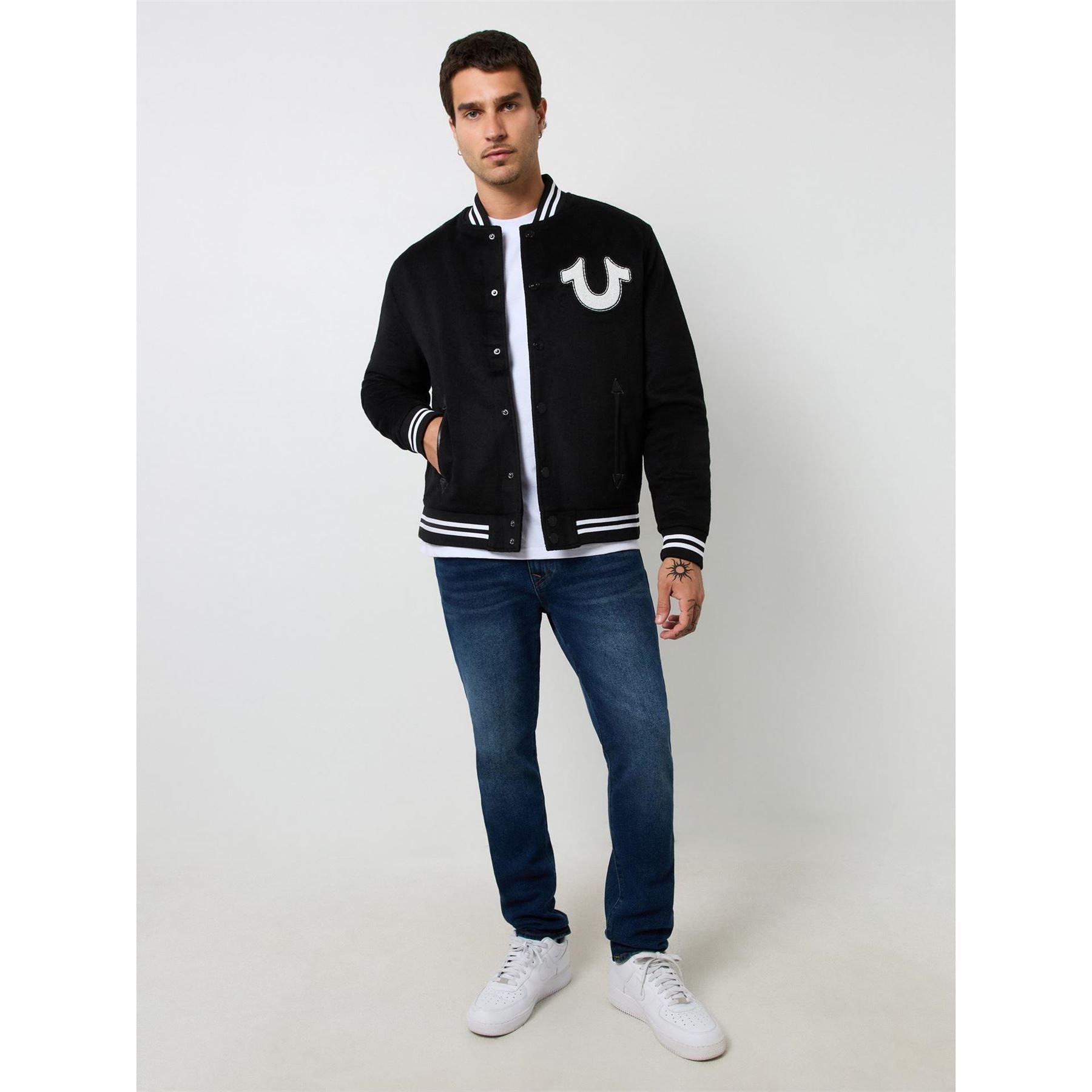 True Religion Horseshoe Bomber Jacket
