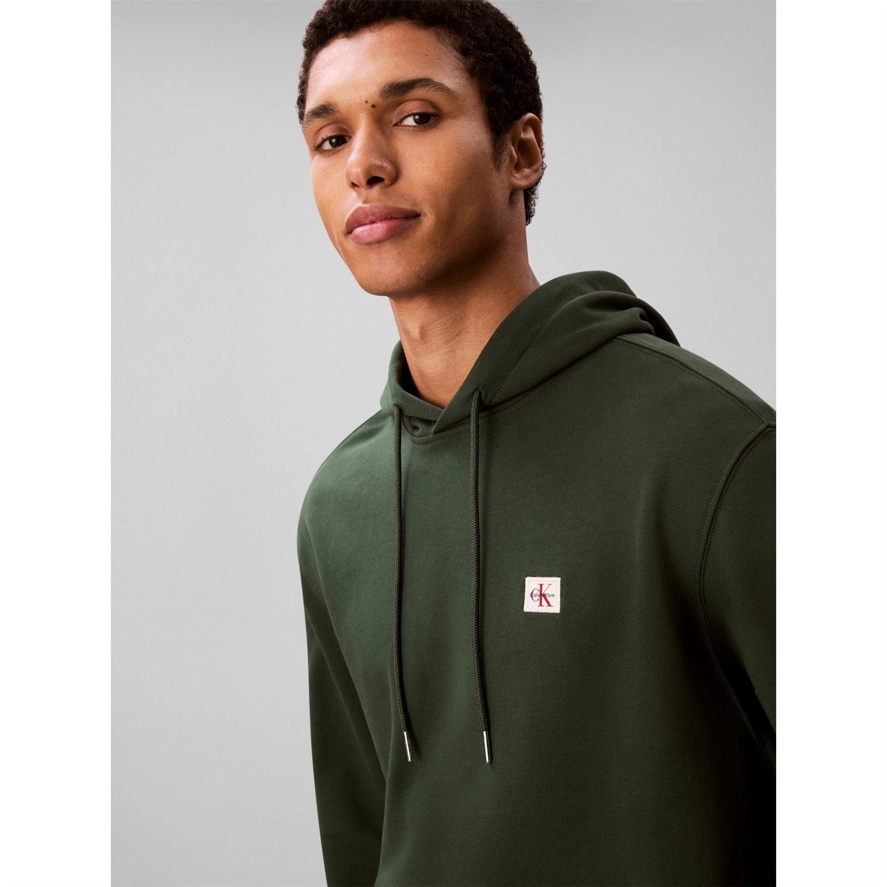 Calvin Klein Jeans Hooded Neck Long Sleeve Regular Fit Top