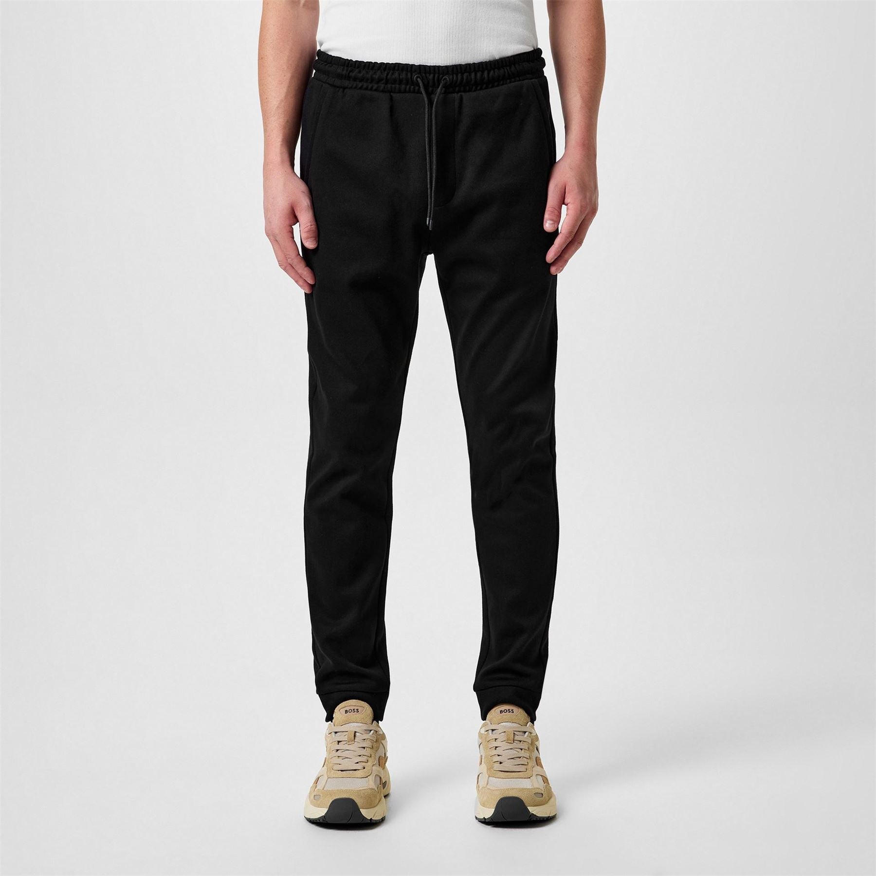 Boss Hadikocurve Jog Rubberised Logo Jogging Bottoms