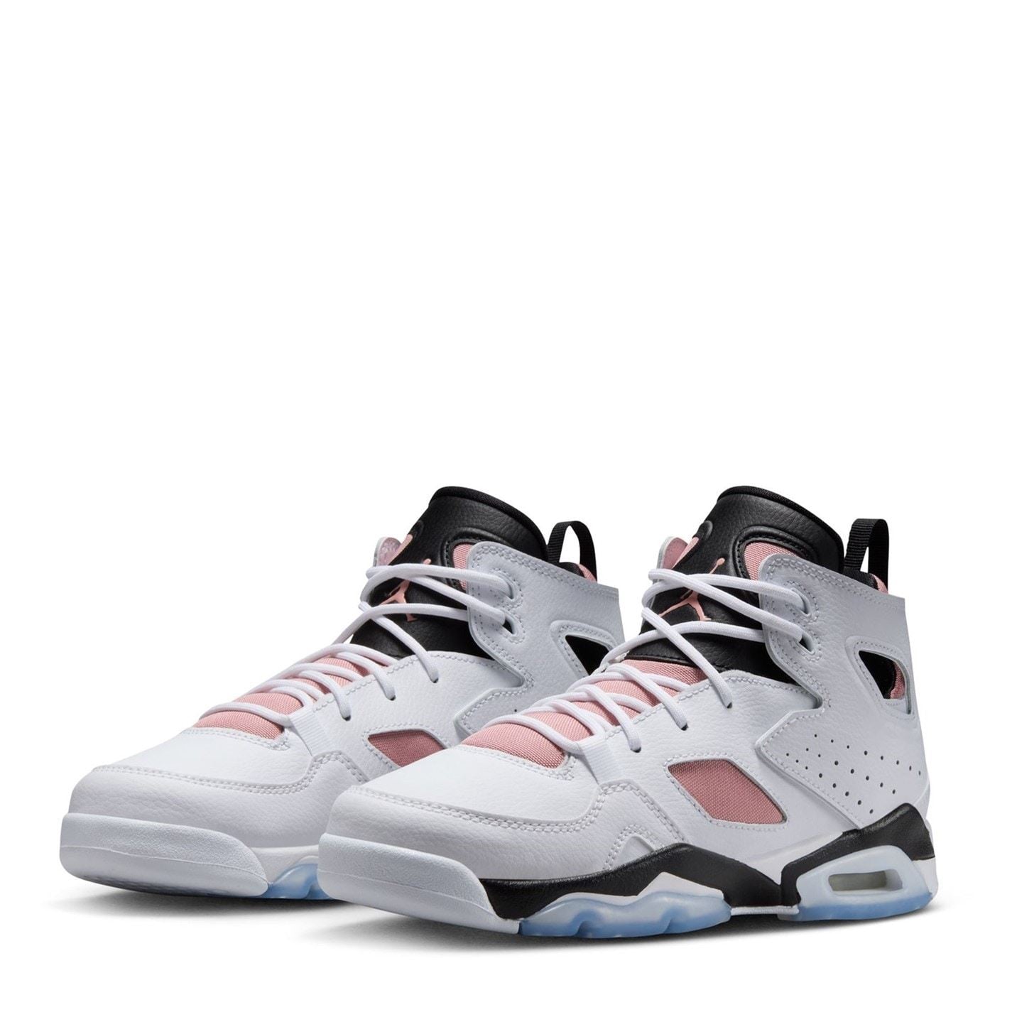 Air Jordan Flight Club 91 Mid Top Lace-Up Sneakers