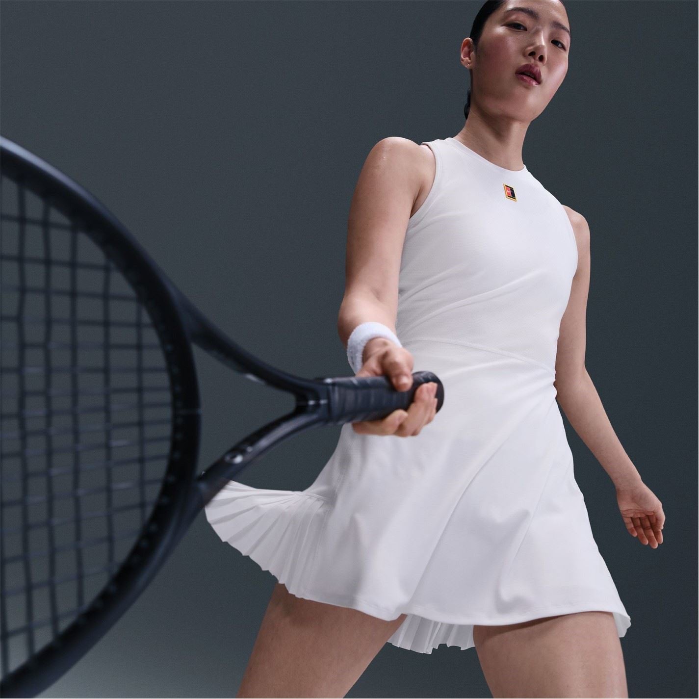 Nike Slam Crew Neck Mini T-Shirt Dress