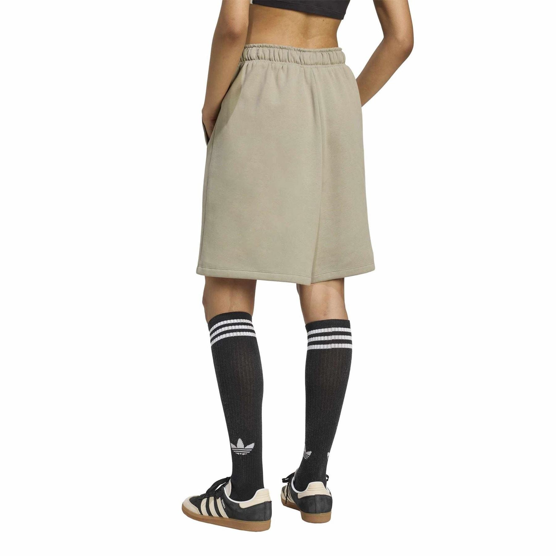 adidas Ess Lin Bermuda Sweat Shorts with Elasticated Waistband