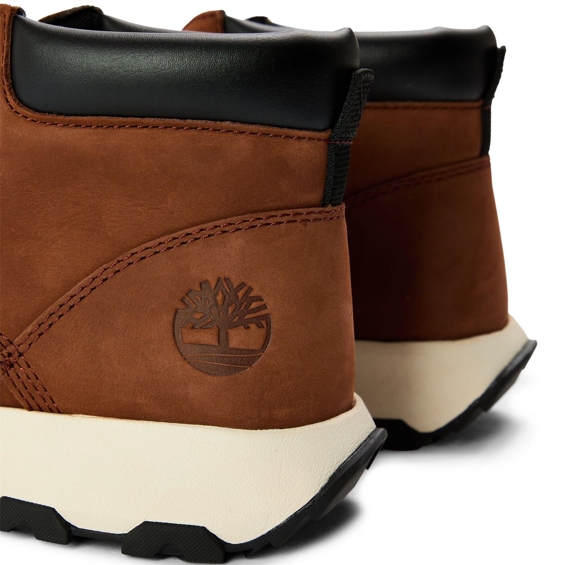Timberland Solid Patterned Chukka Boots with Lace-Up Closure