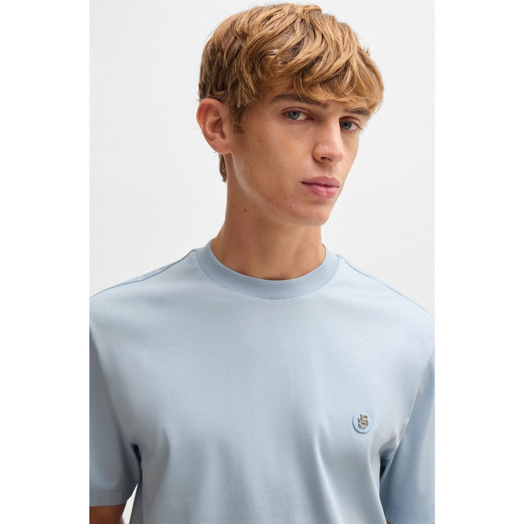 Boss BOSS BLACK Taut Minimalist Design T Shirt with Logo Detail