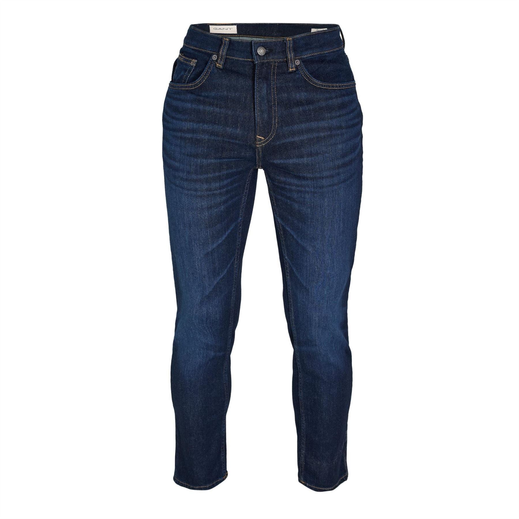 Gant Mid Rise Regular Fit Five Pocket Jeans