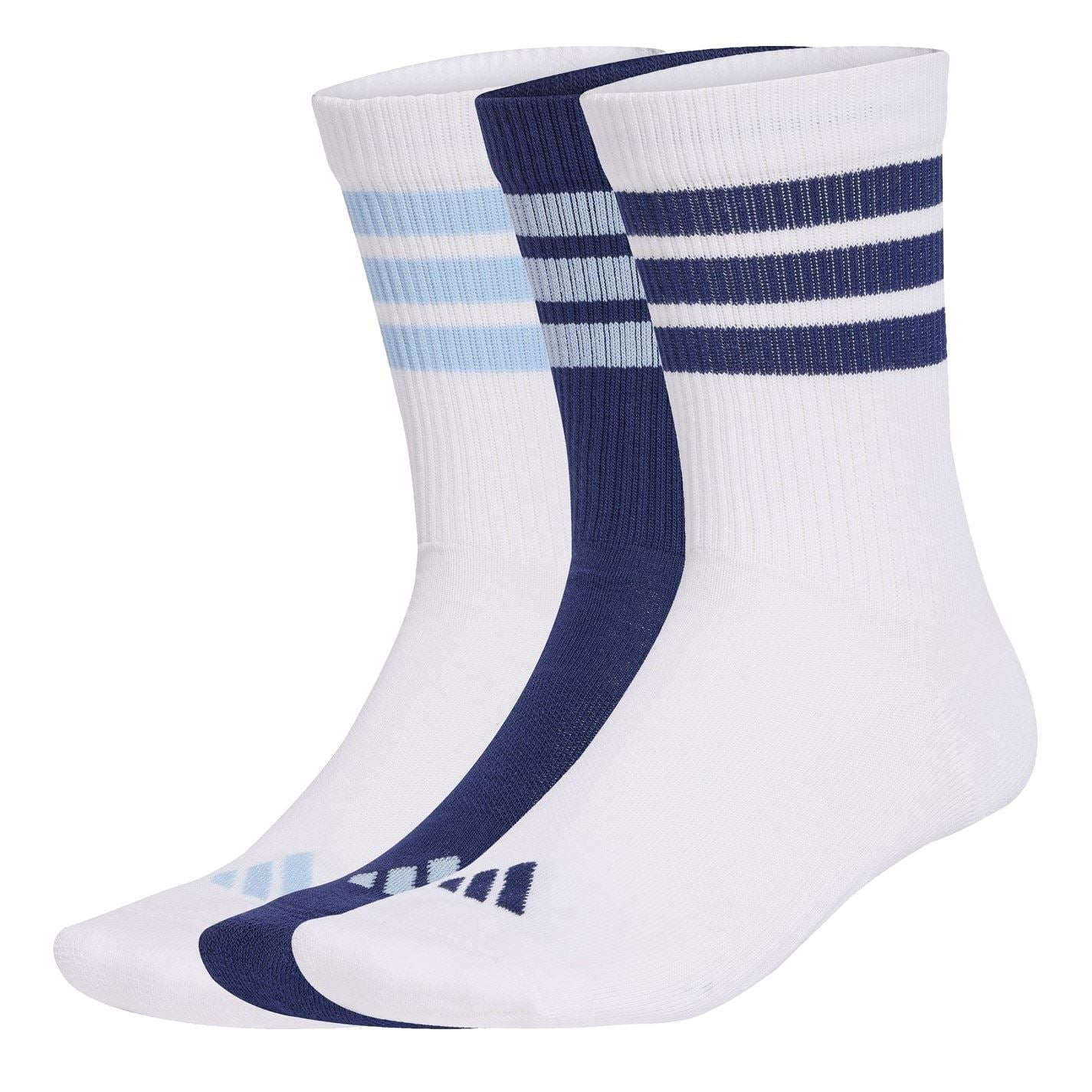adidas 3 Pack Crew Socks Adults