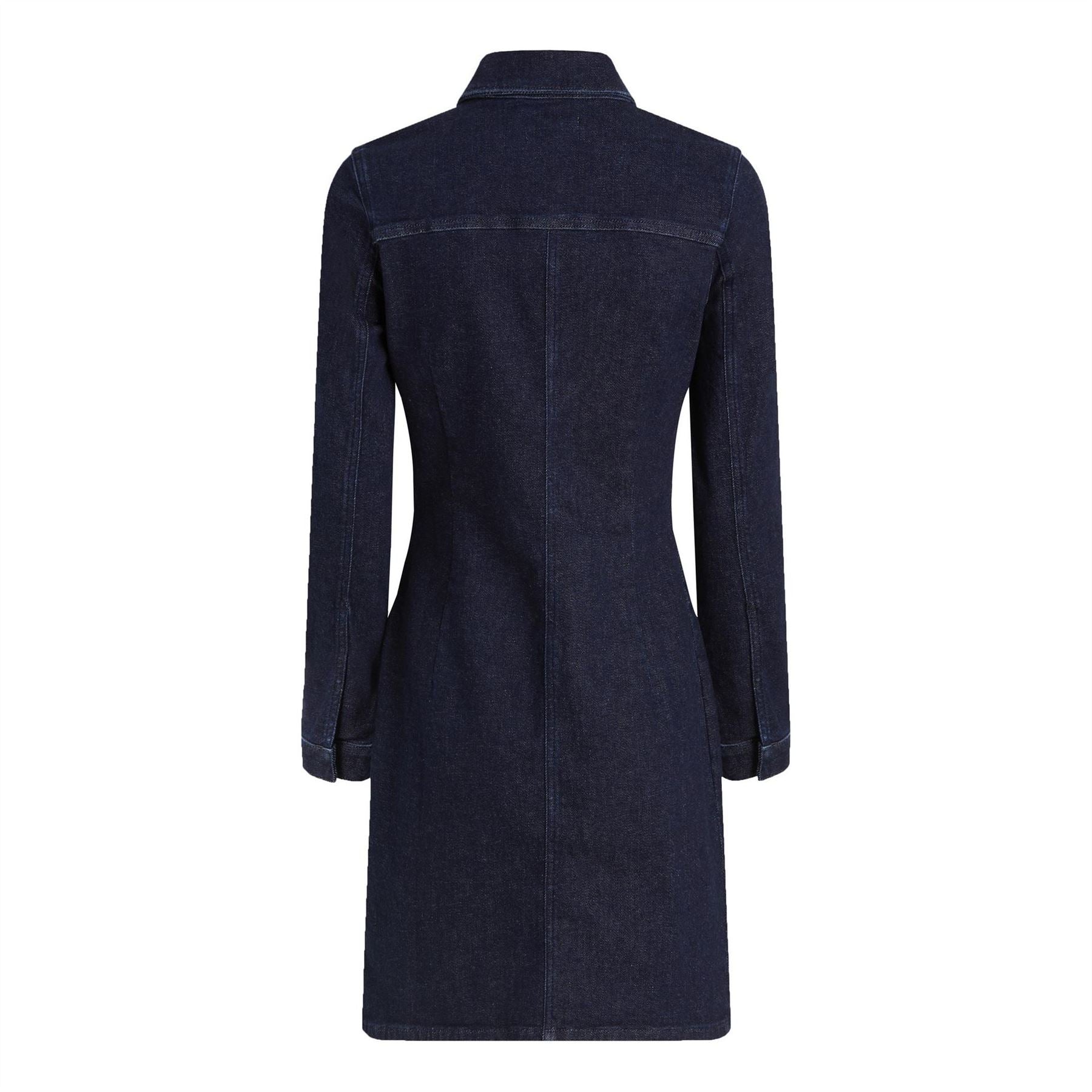 Calvin Klein Jeans Lean Collared Neck Mini Shirtdress