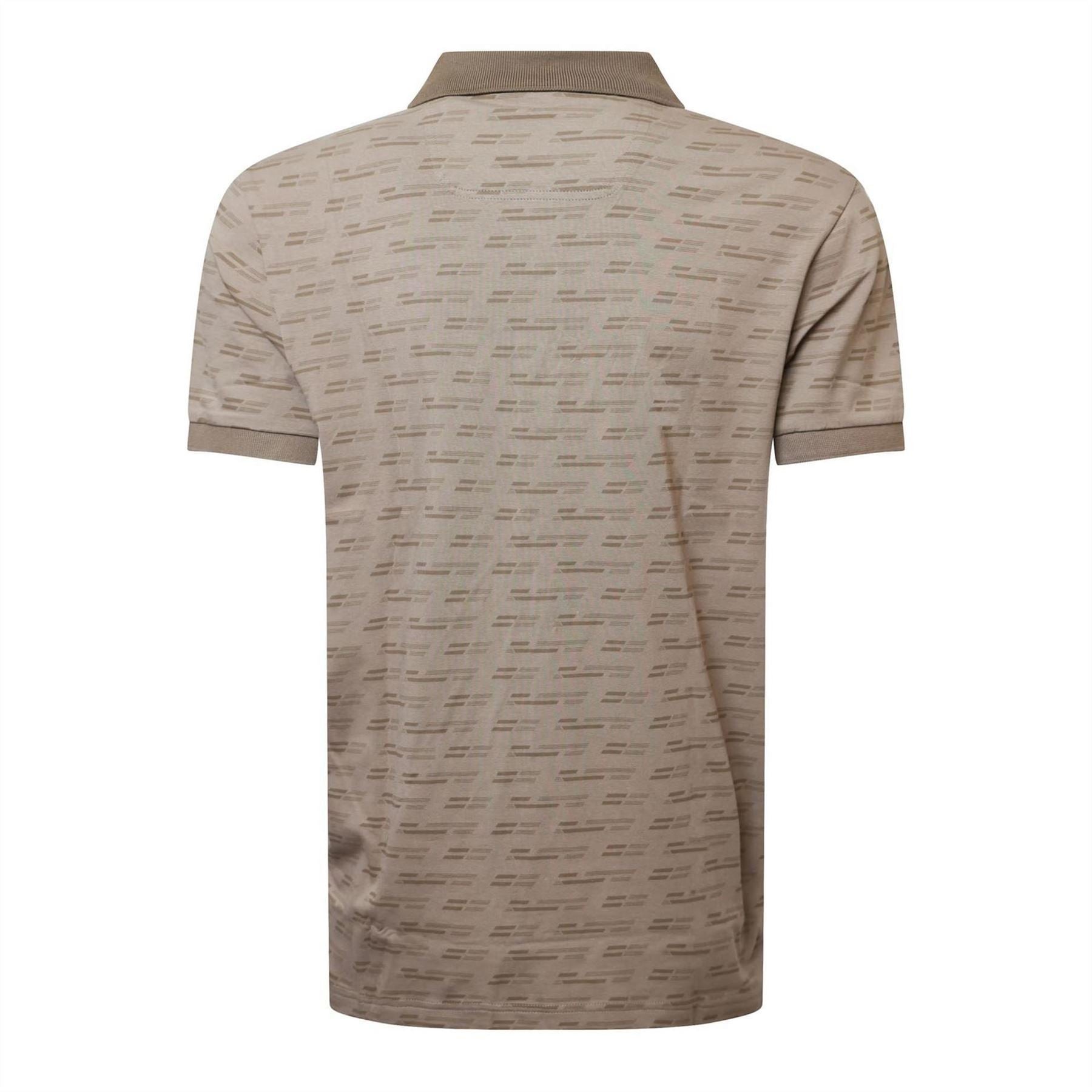 Boss Tape All Over Print Polo Shirt