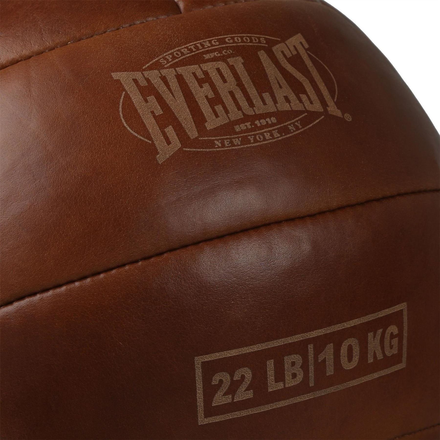 Everlast 1910 Pro Leather Medicine Ball