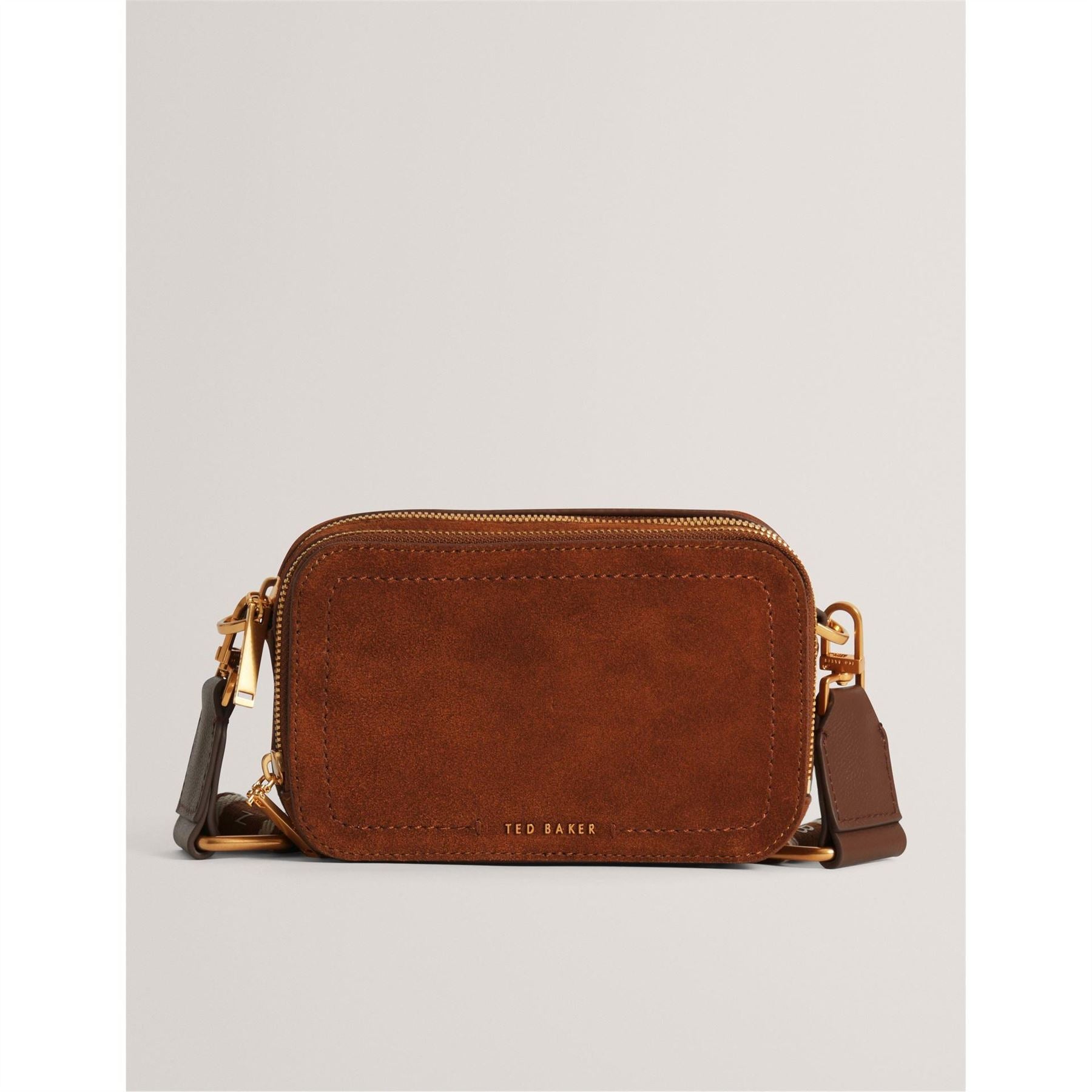 Ted Baker Rectangle Shape Camera Bag with Gold Tone Hardware