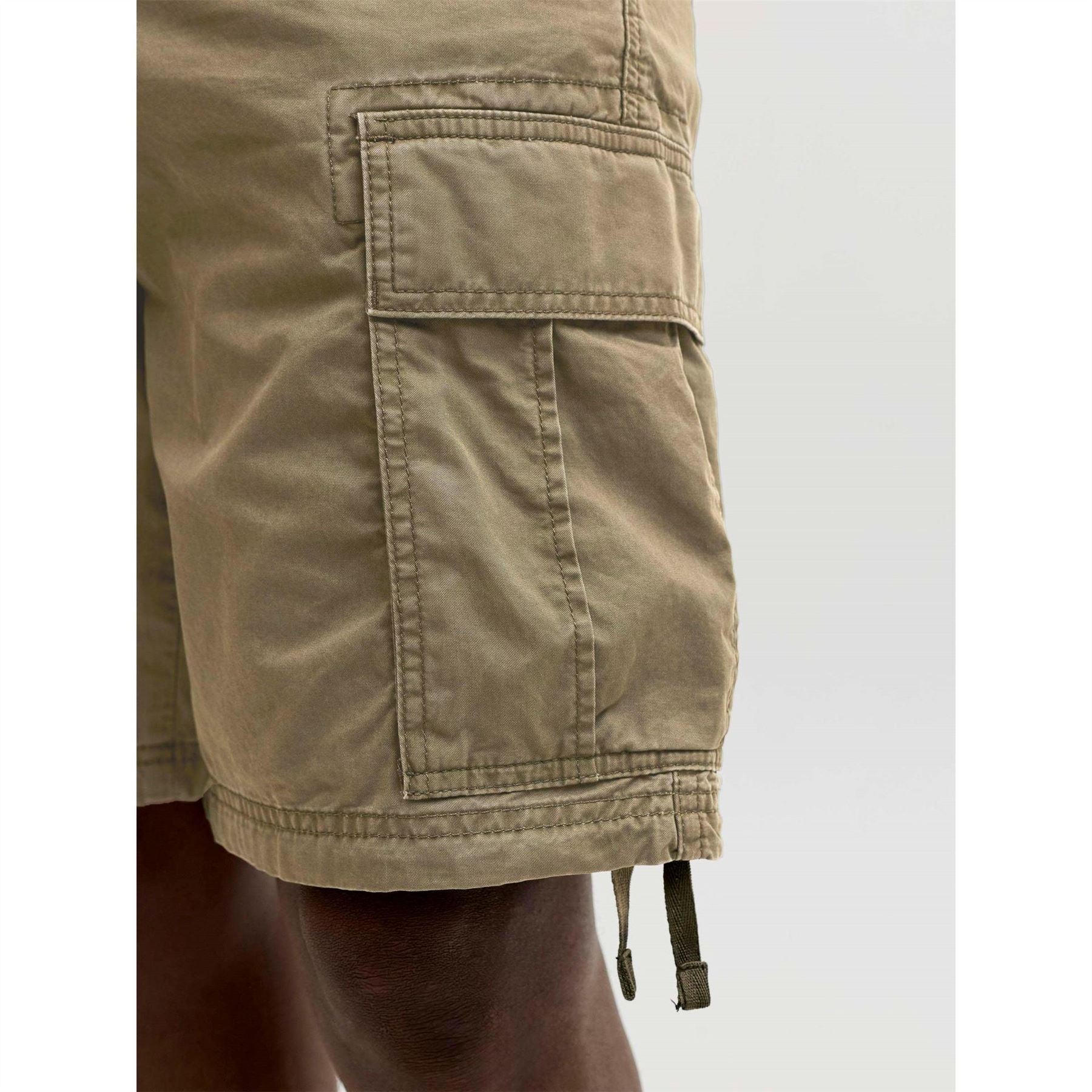 Jack and Jones Cole Frank Solid Cargo Shorts