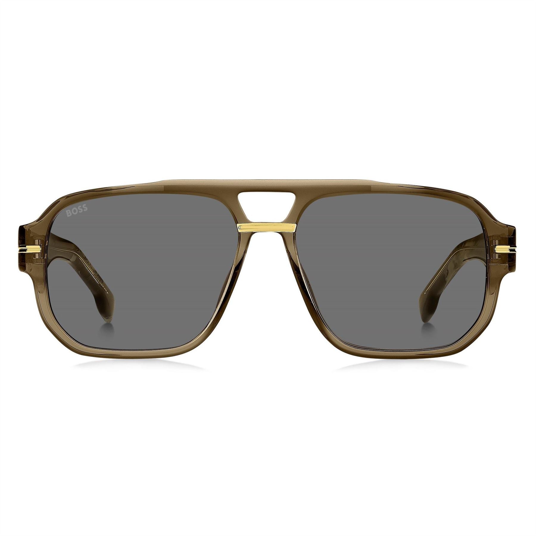 Boss Rectangular Round Sunglasses