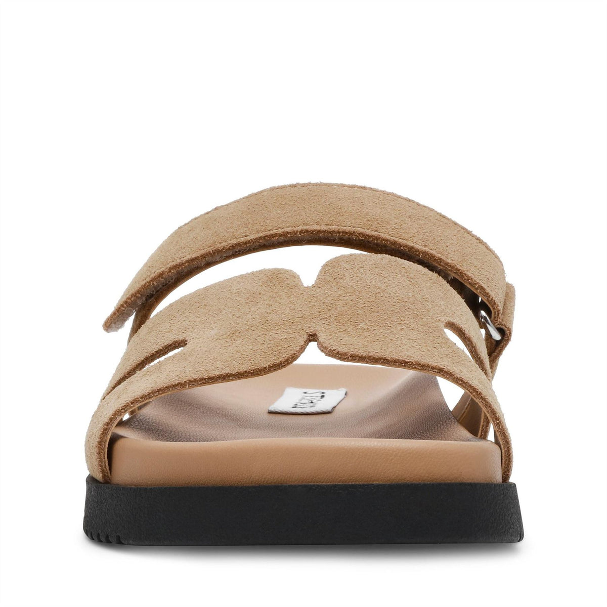 Steve Madden Textured Open Toe Slide Sandals