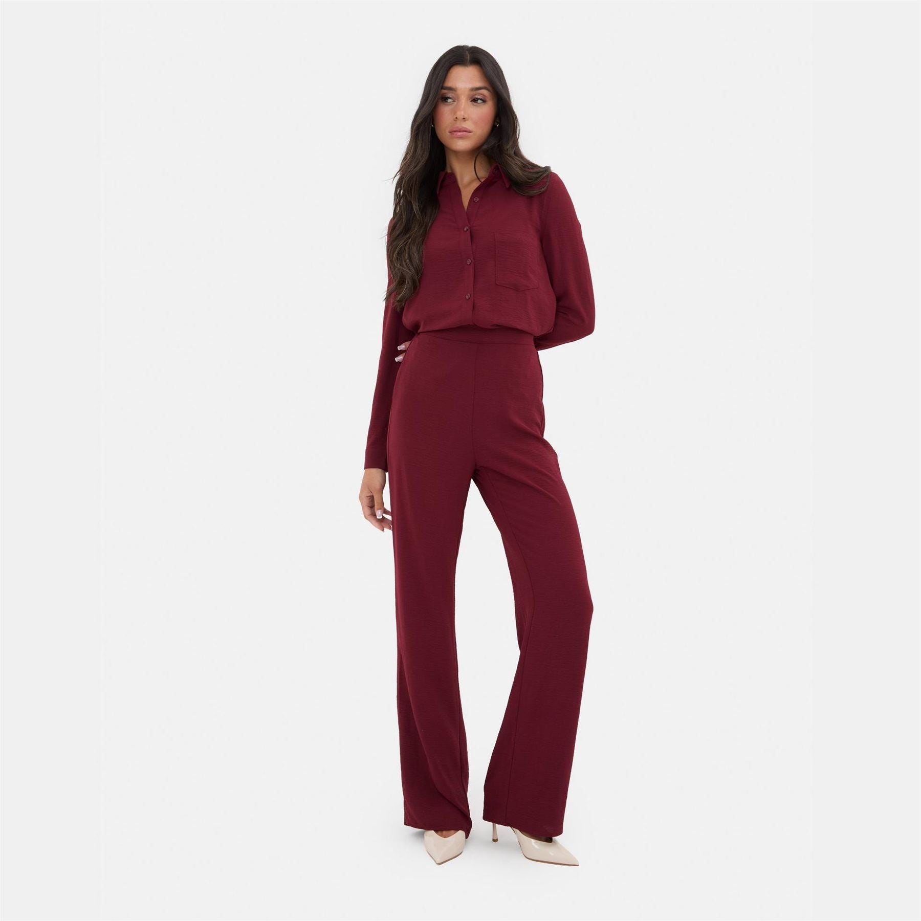 I Saw It First Crepe Long Sleeved Shirt