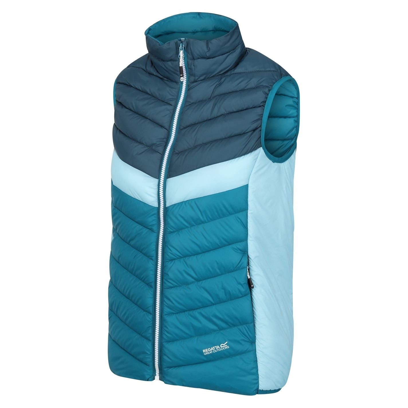 Regatta Harrock Color Block Mock Neck Gilet