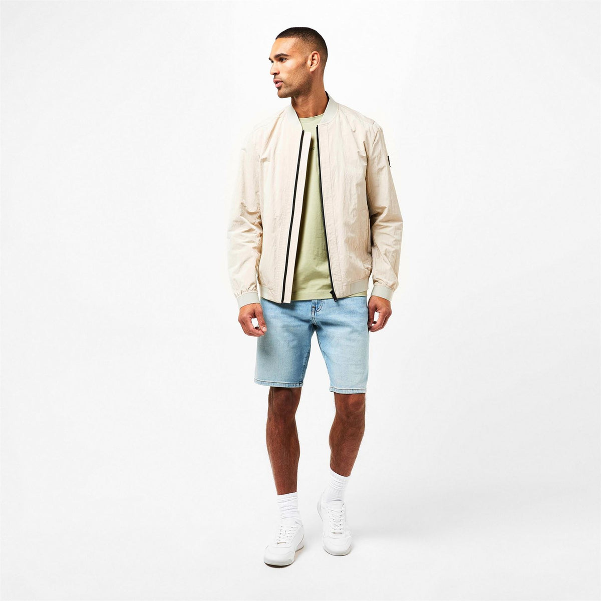 Boss Othmare Lightweight Long Sleeve Bomber Jacket