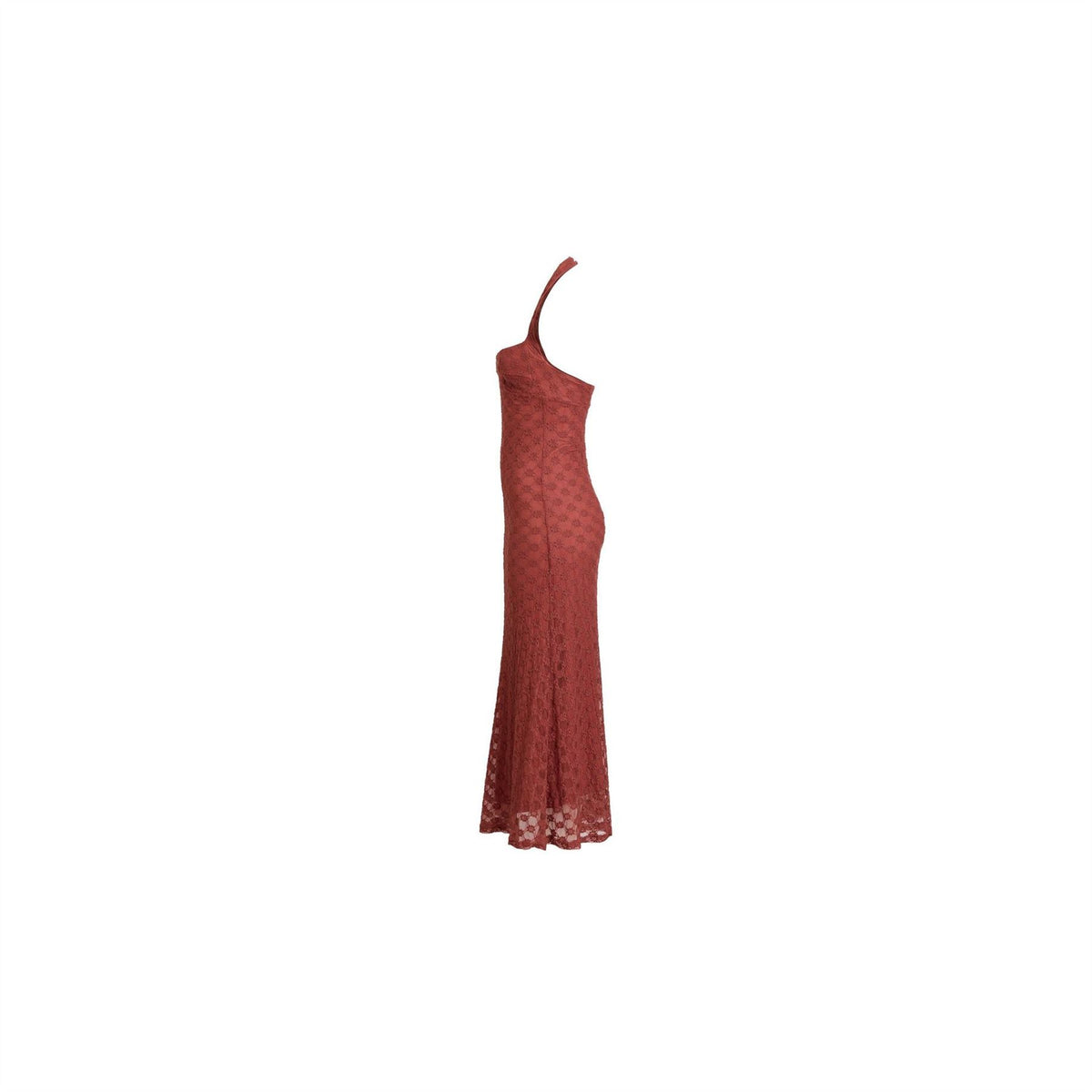Bardot Mariko Halter Neck Long Maxi Dress