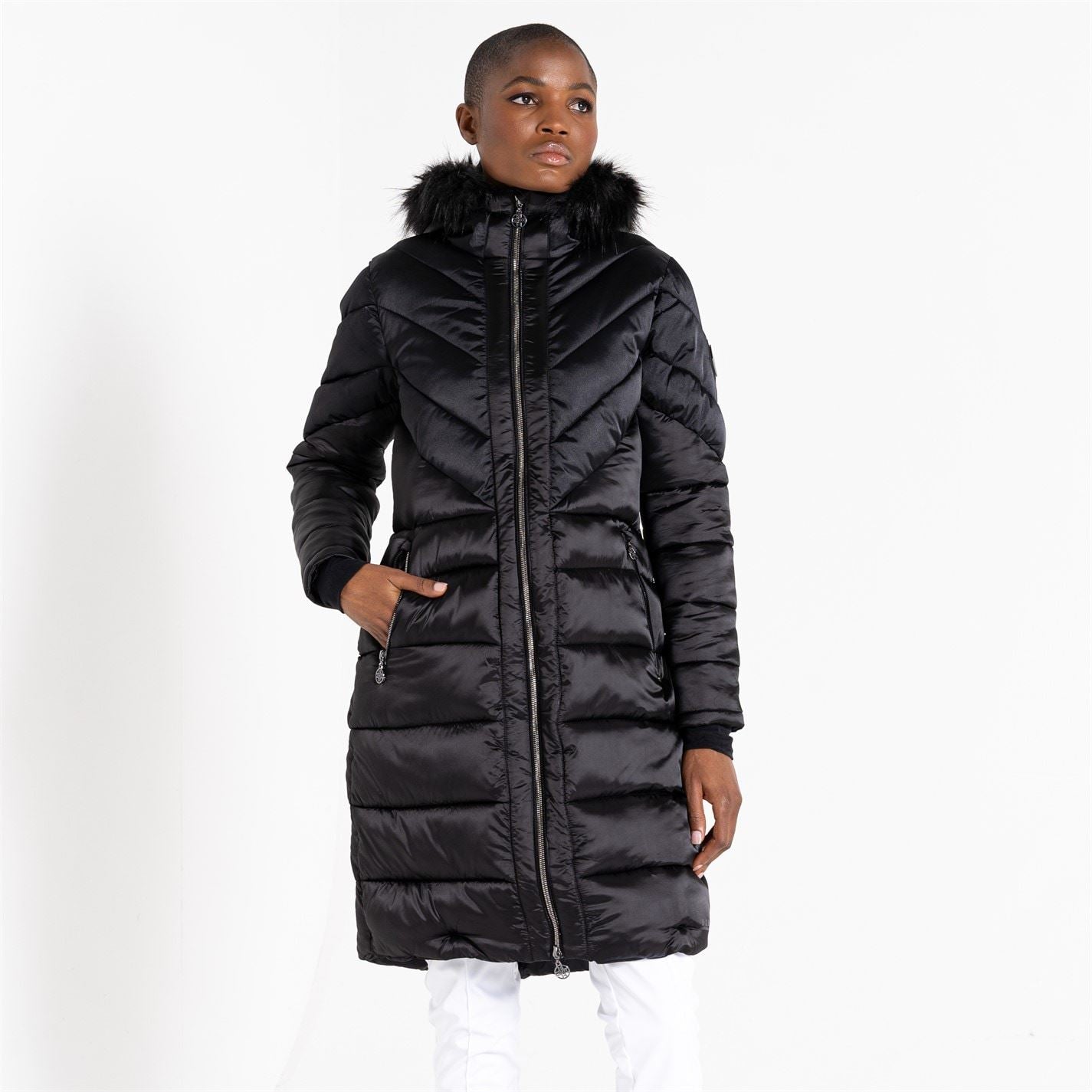 Dare 2b Womens 2b Supression Longline Insulated Padded Jacket Quilted
