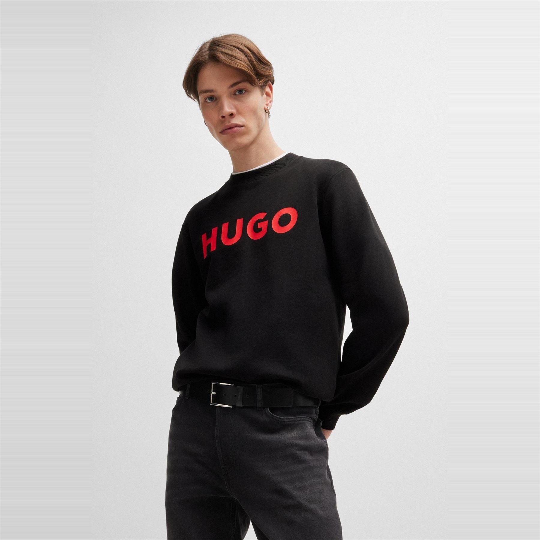 Hugo Logo Crew Sweatshirt