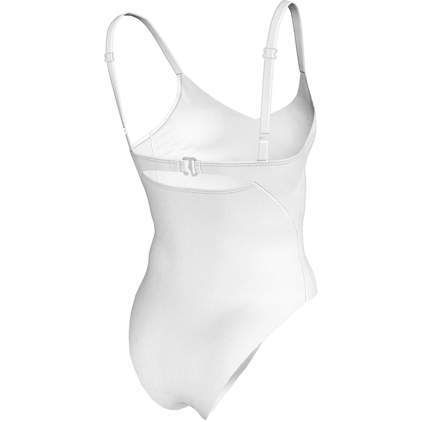 Nike V Neck One Piece Swimsuit