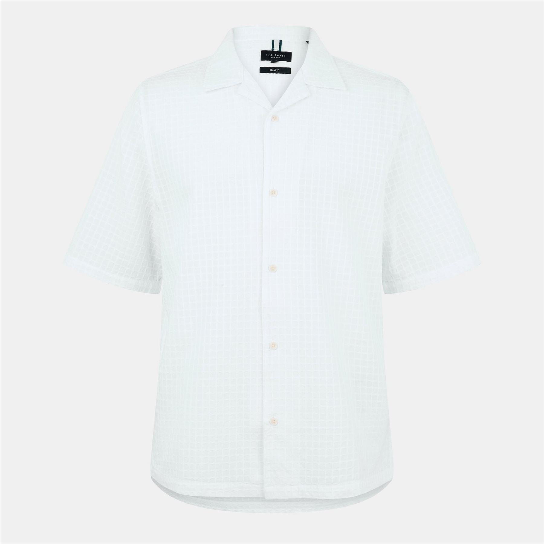 Ted Baker Txture Geo Short Sleeve Patterned Shirt