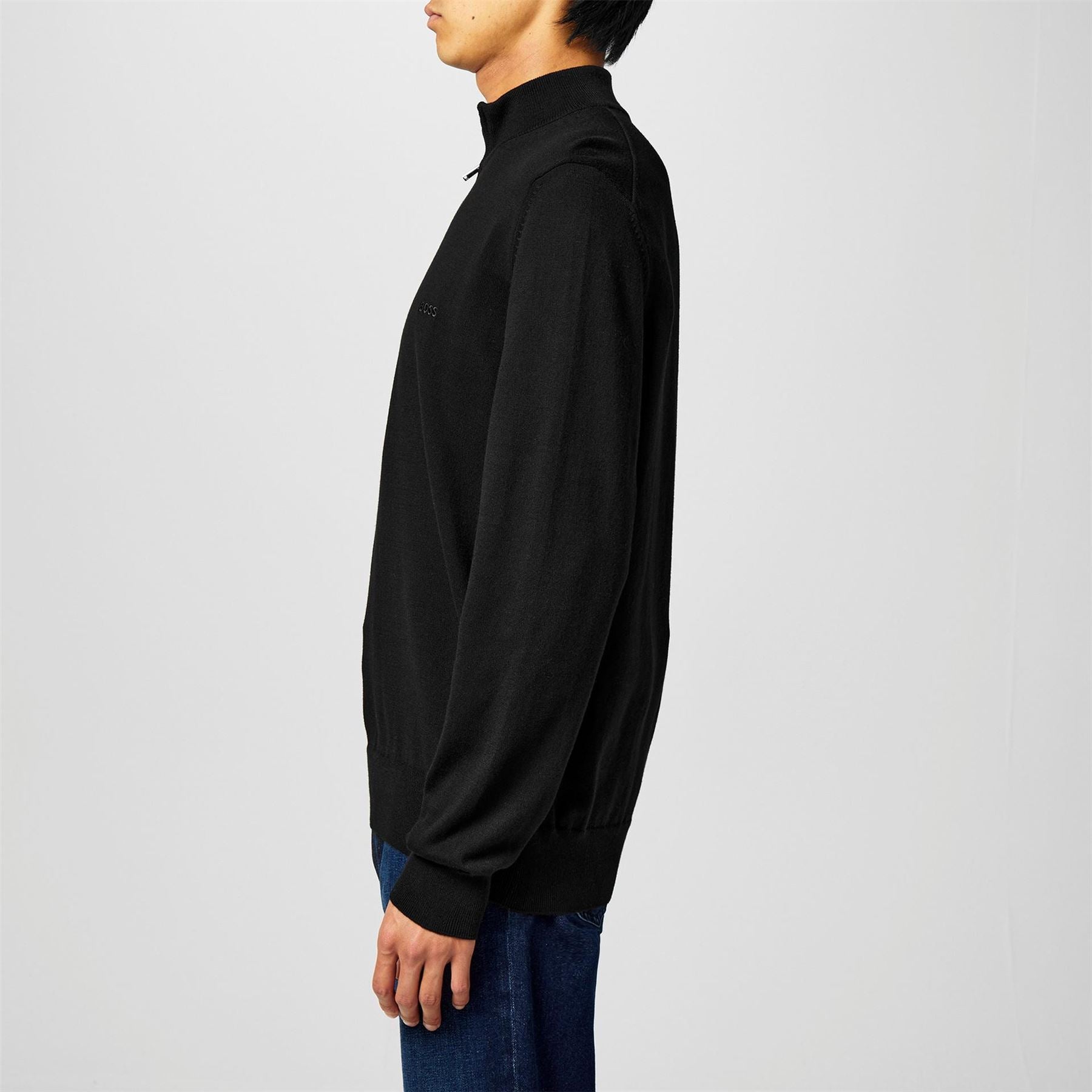 Boss Padro L Zipped Quarter Zip Jumper