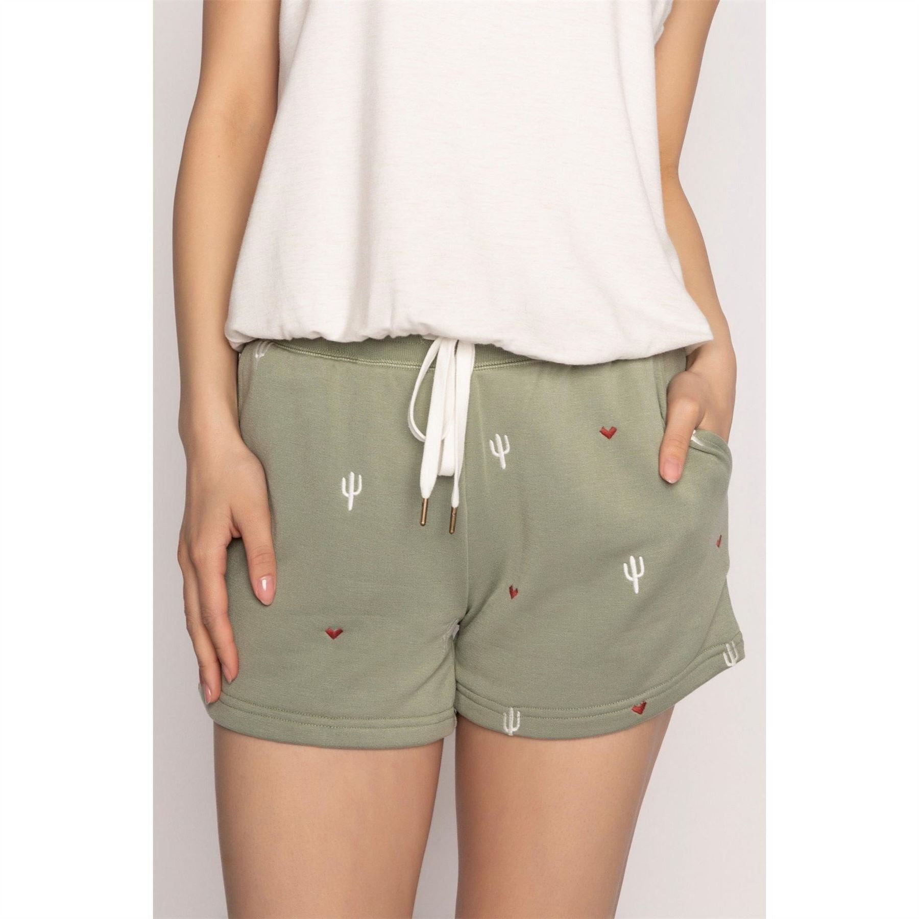 PJ Salvage Salvage Flannel Shorts
