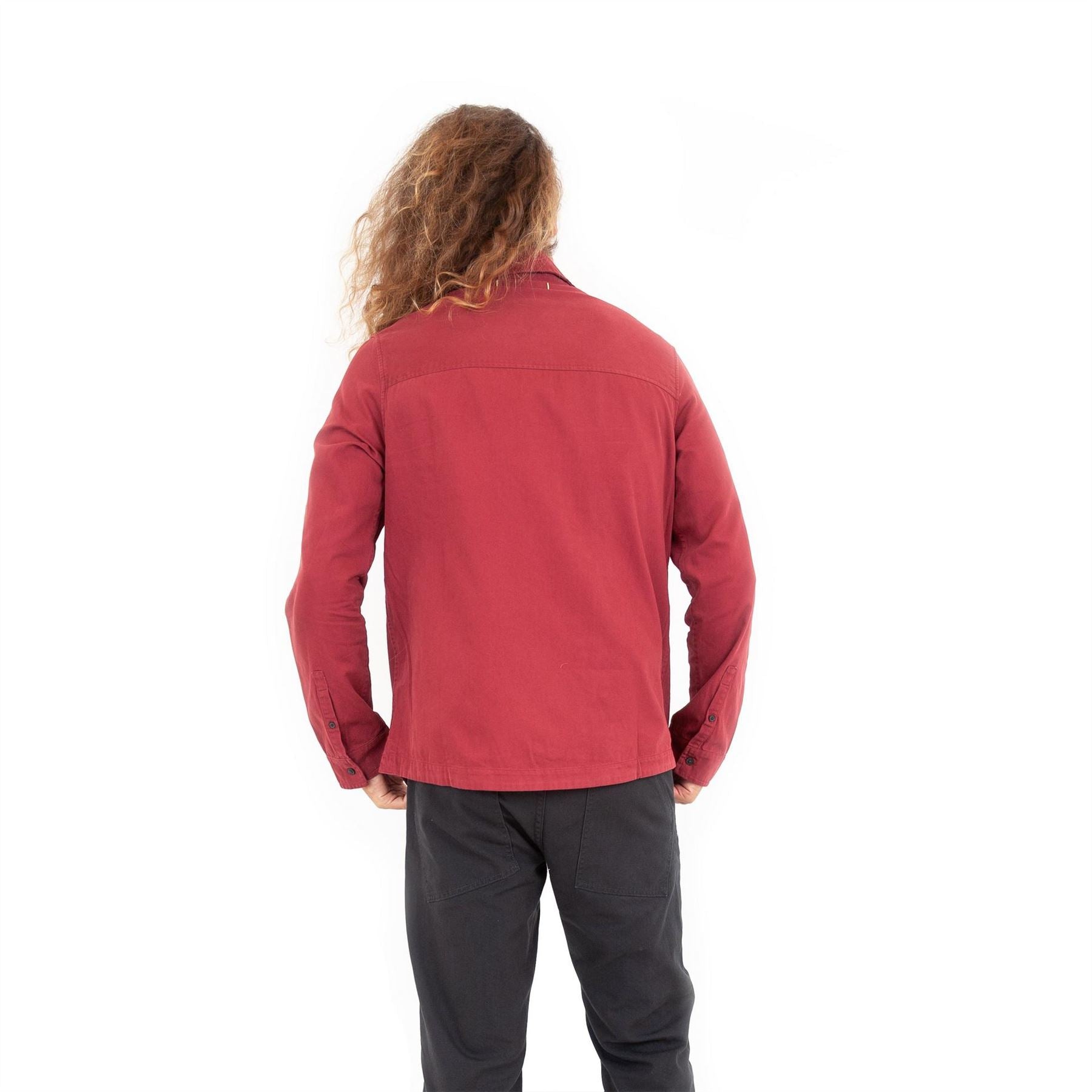 Roamers and Seekers Collared Neck Long Sleeve Shirt with Chest Pocket