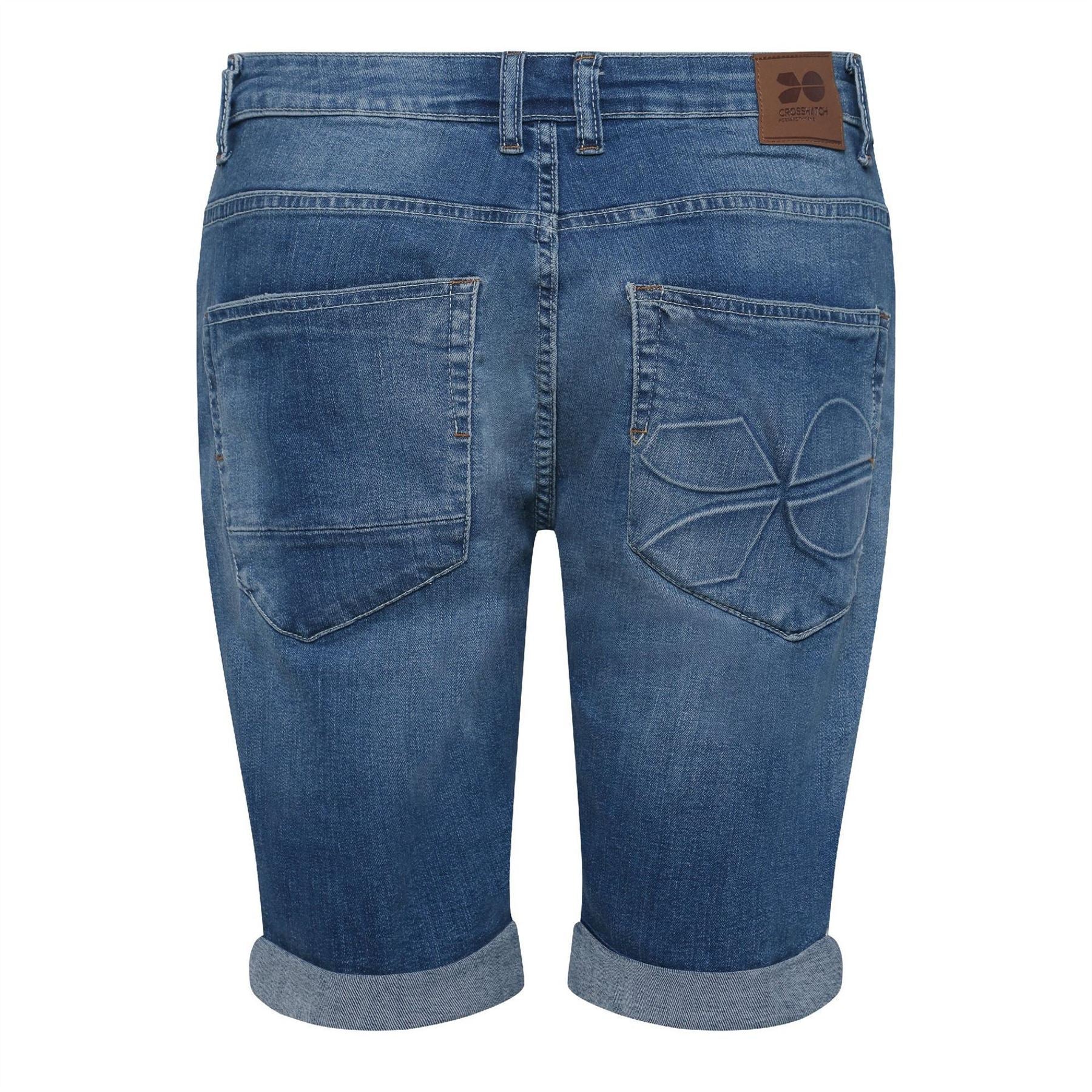 Crosshatch Tonwin Denim Shorts