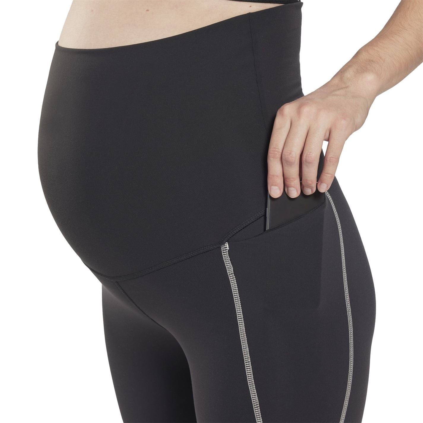 Reebok Womens Lux 2.0 Maternity Leggings Gym Legging