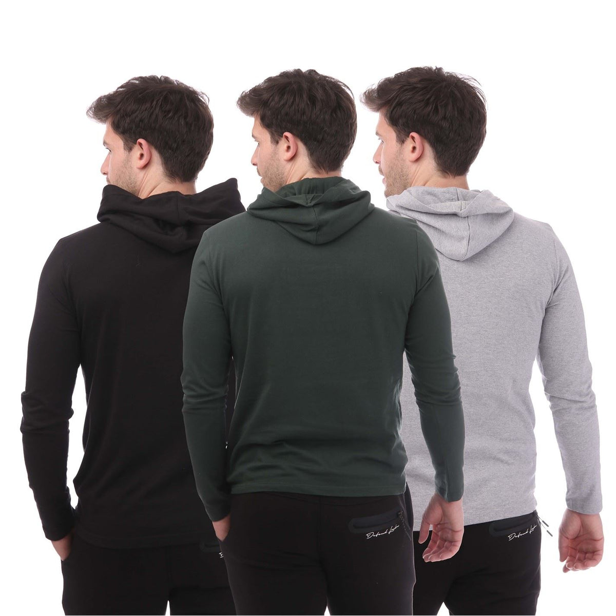 DFND London Hooded Lettering Regular Fit Sweatshirt