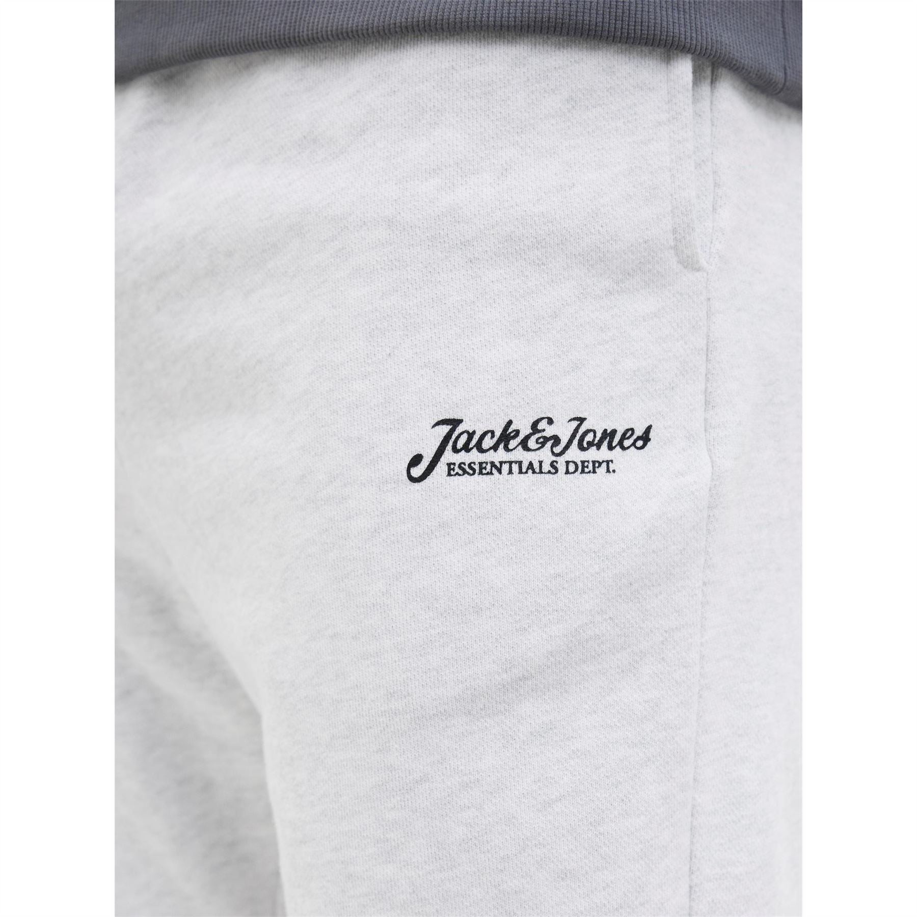 Jack and Jones Solid Bermuda Sweat Shorts with Elasticated Waistband