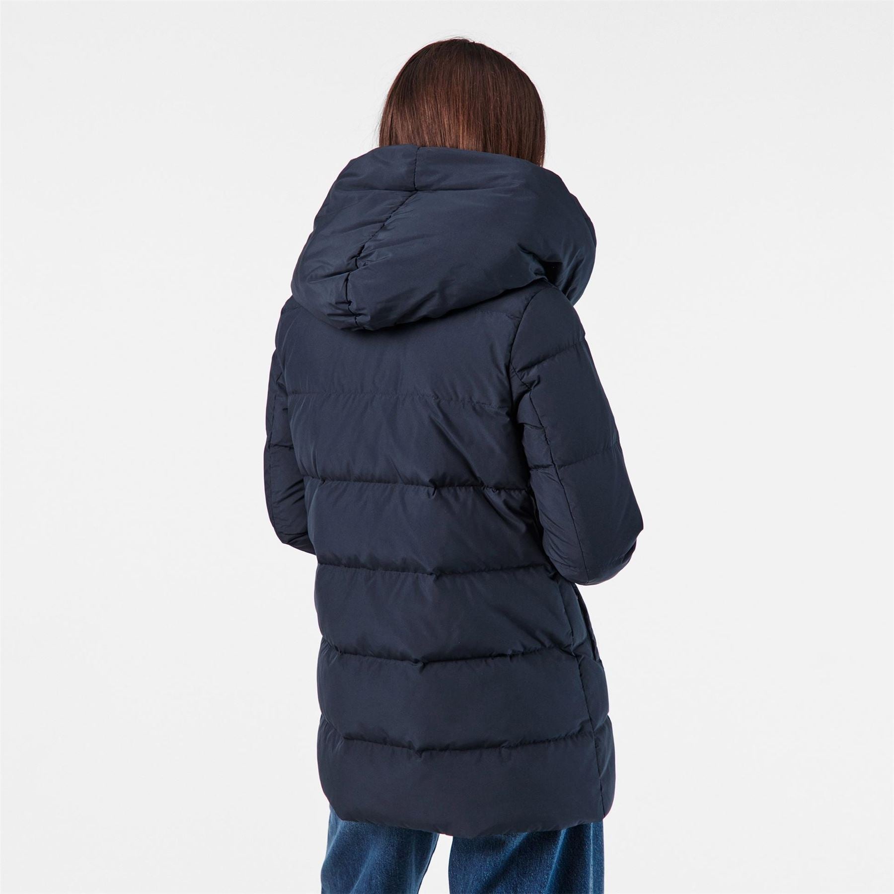 Lauren by Ralph Lauren Real Leather Medium Puffer Jacket