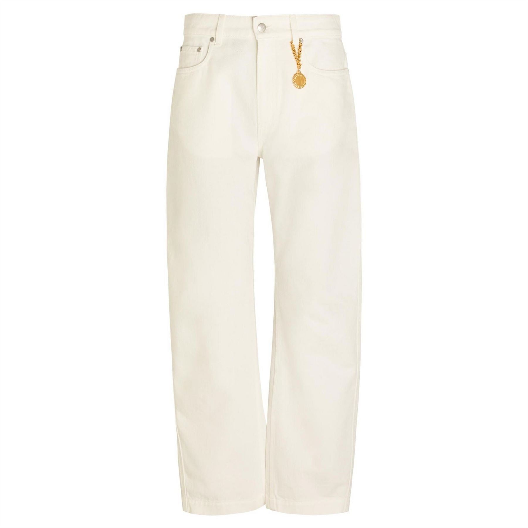 Stella McCartney Denim Cropped Barrel J