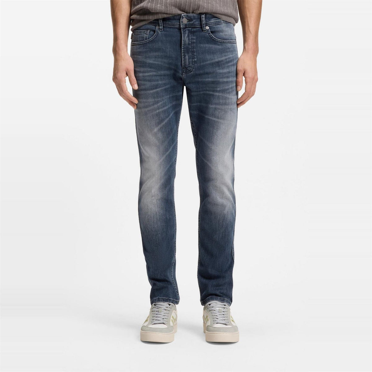 Boss Delaware Mid Rise Slim Fit Jeans