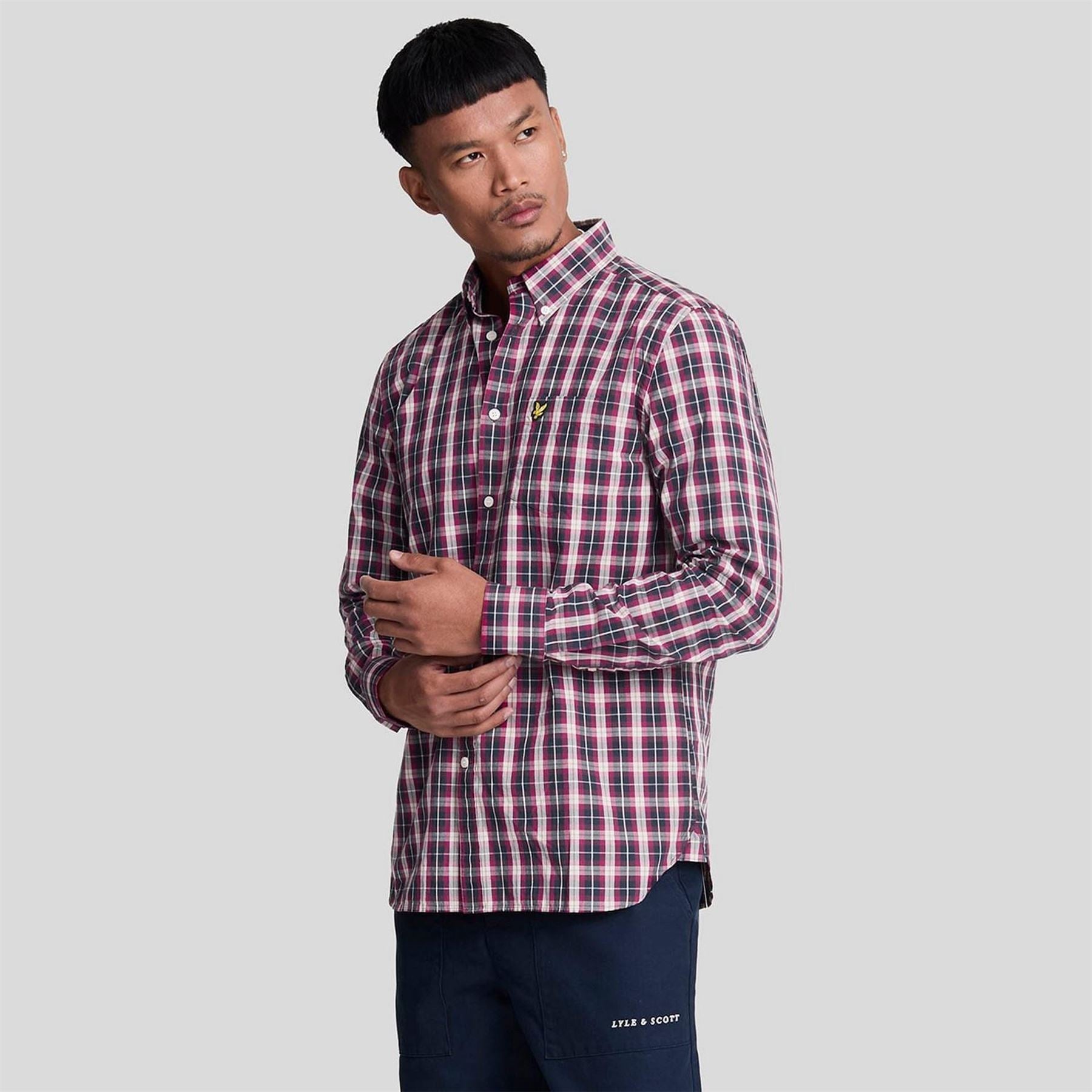 Lyle and Scott Check Poplin Shirt